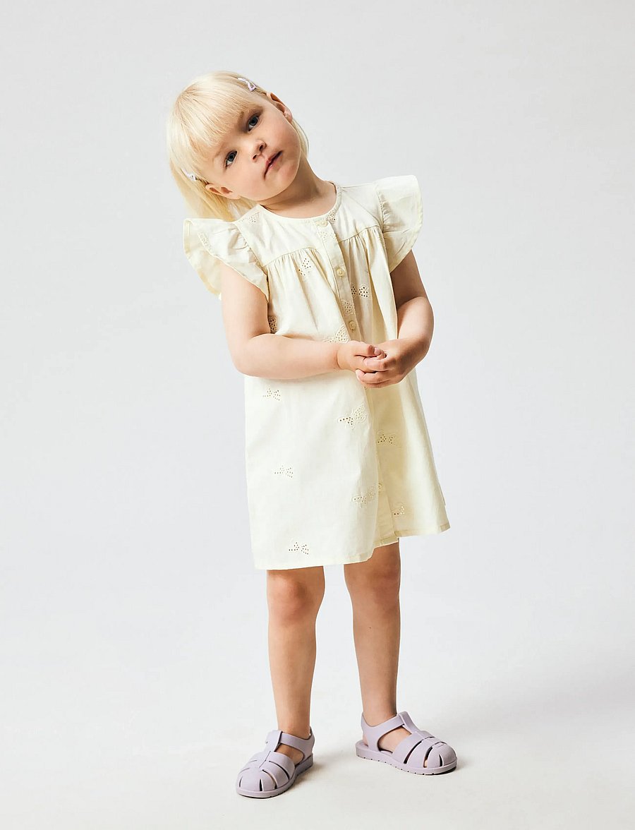 name it - NMFFINAS SS DRESS - kurzärmelige freizeitkleider - pear sorbet - 2