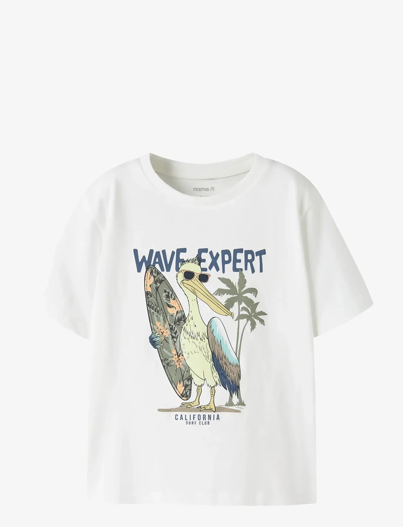 name it - NMMFOPZ SS NREG TOP BOX - kortærmede t-shirts - bright white - 0