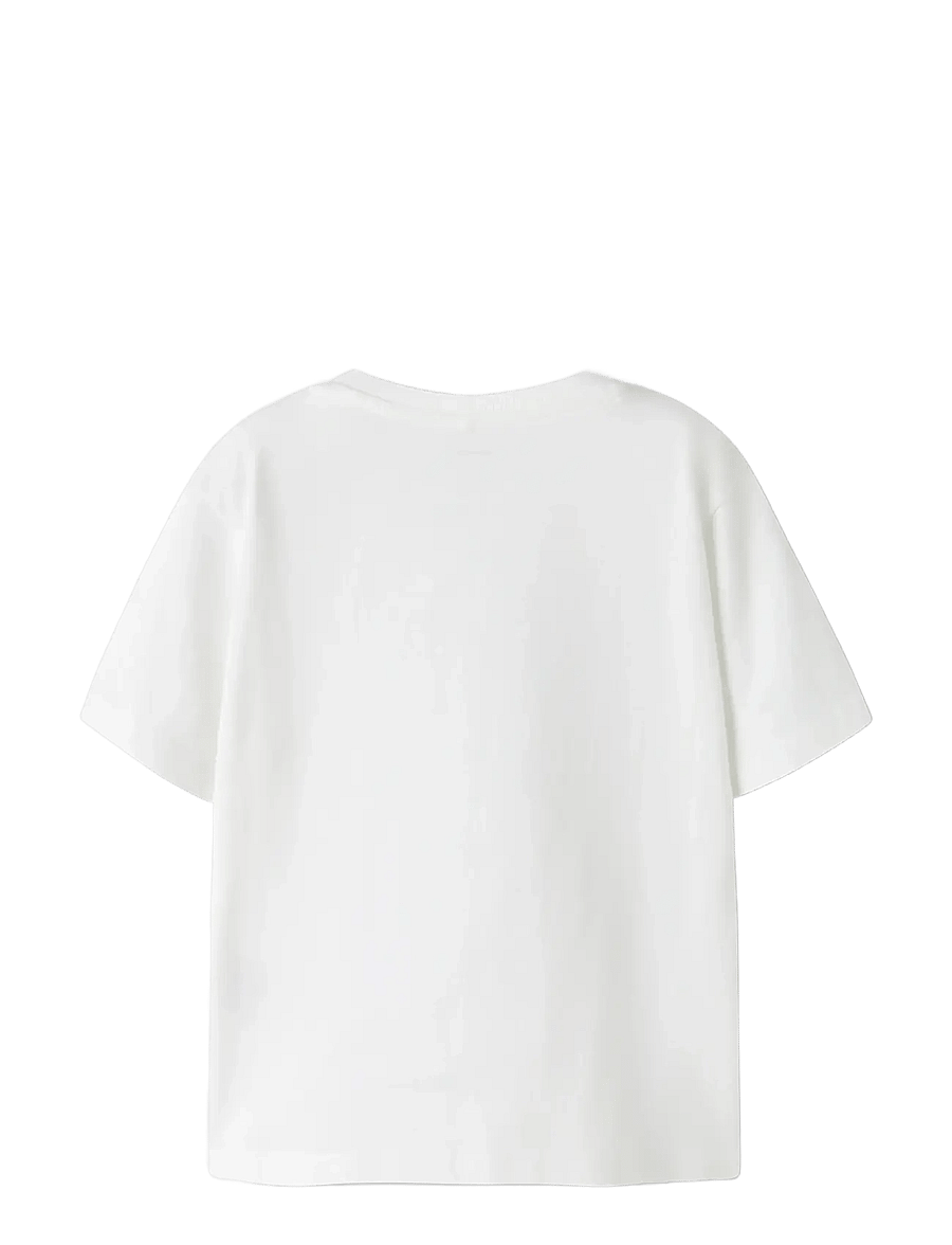 name it - NMMFOPZ SS NREG TOP BOX - korte mouwen - bright white - 1