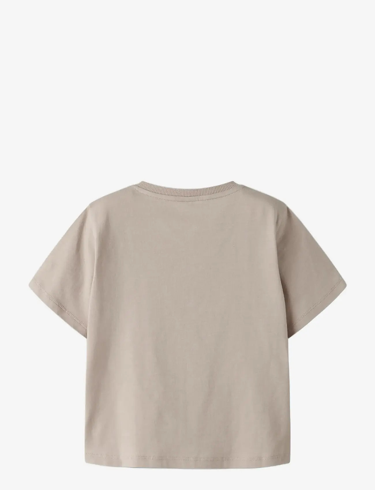 name it - NMMFOPZ SS NREG TOP BOX - kortærmede t-shirts - chateau gray - 1