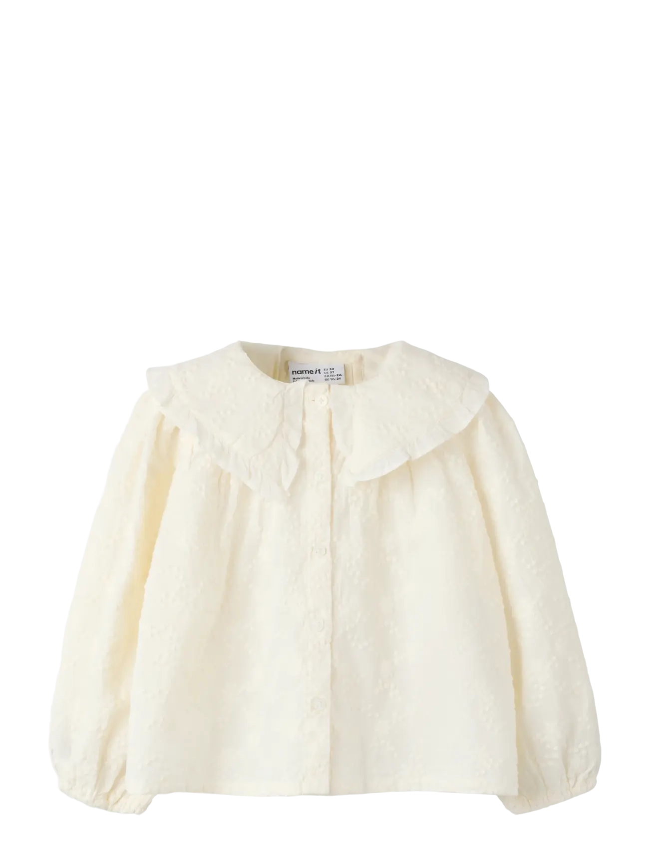name it -NMFFREDERIKKE LS SHIRT - Kleidung - CLOUD DANCER / cream