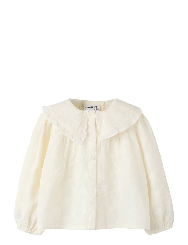 name it - -NMFFREDERIKKE LS SHIRT - langærmede skjorter - cloud dancer - 0