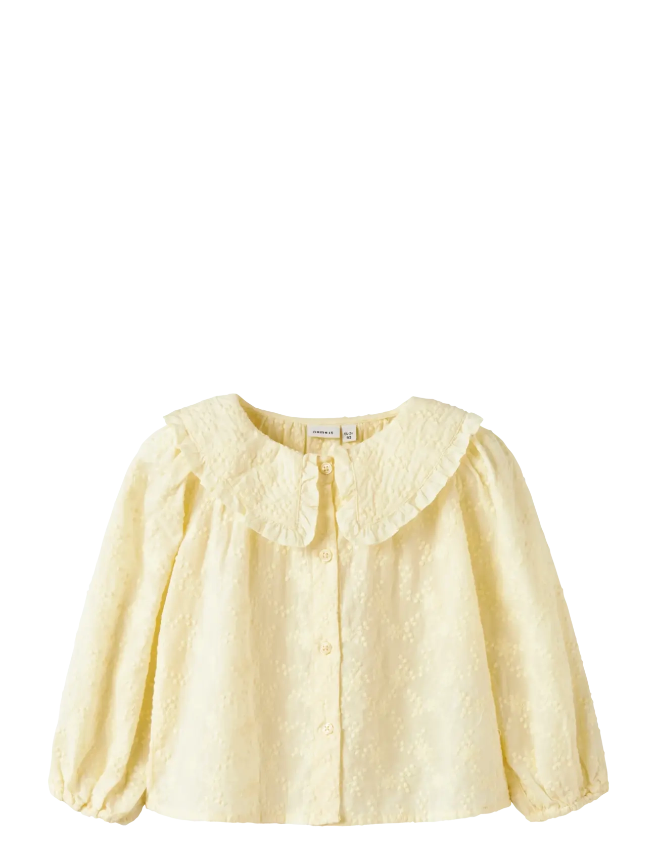 name it -Nmffrederikke Ls Shirt, 104, Yellow, Skjorter > Langærmede Shirts, Børn