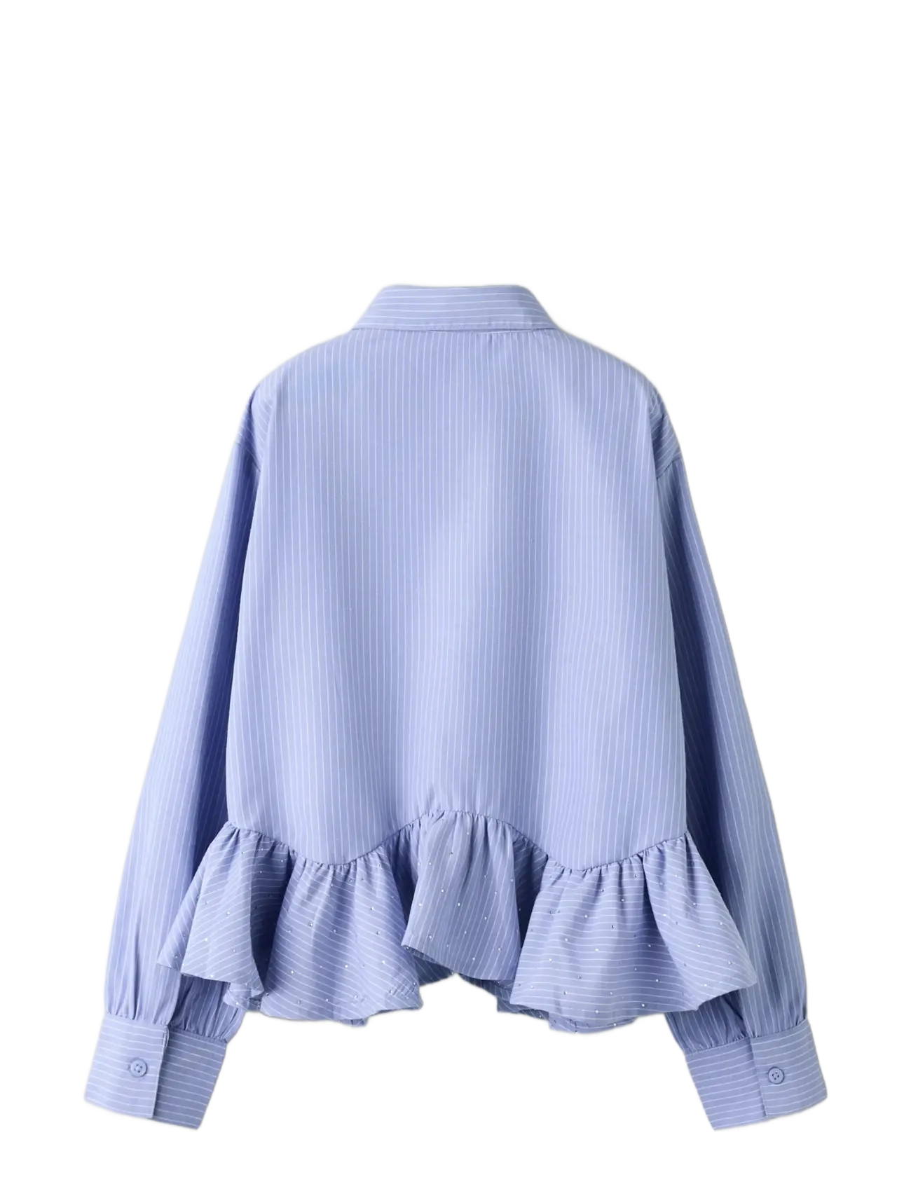name it - NKFFLORITTA LS NREG SHIRT - purple impression - 1