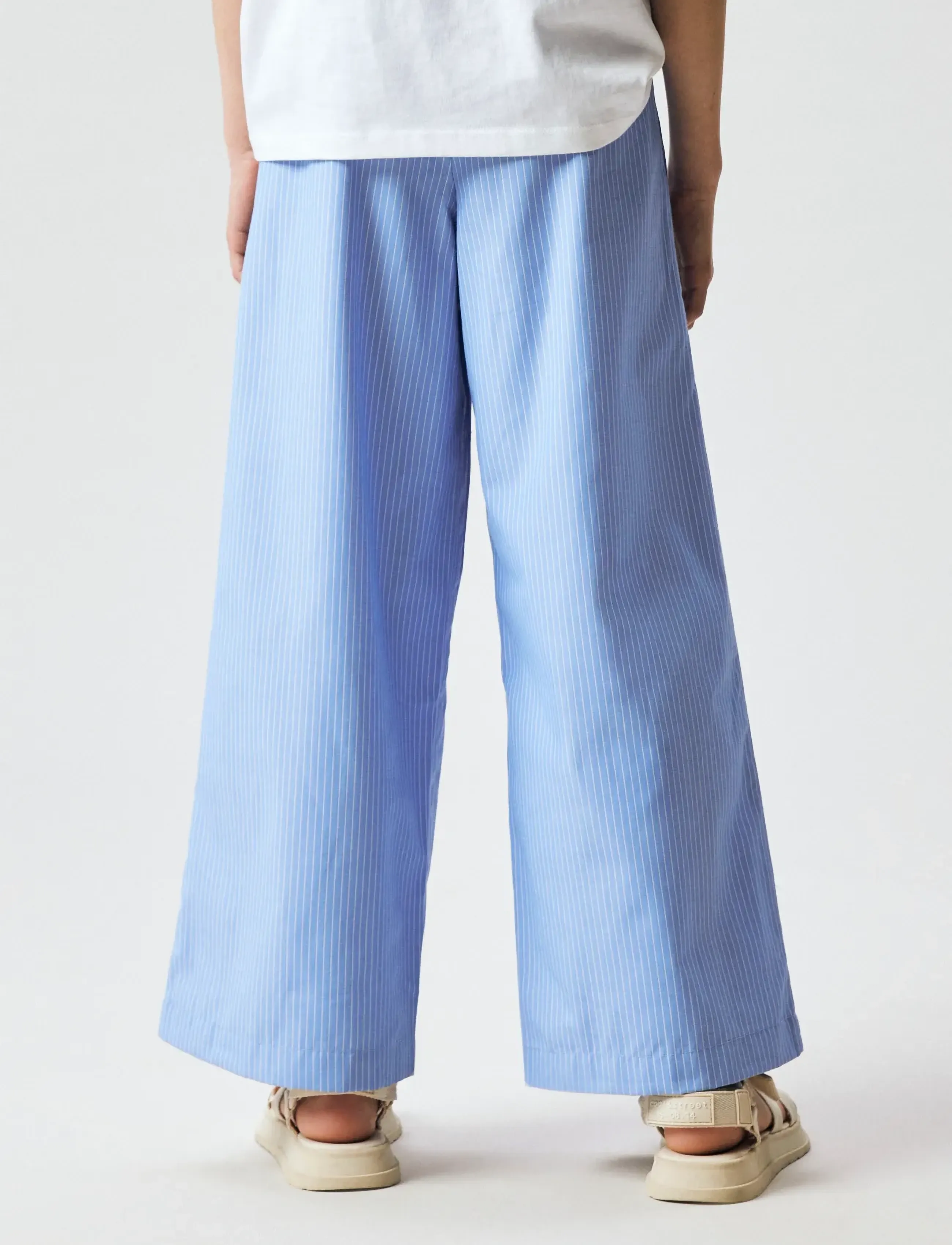 name it - NKFFLORITTA WIDE PANT - sommarfynd - purple impression - 2
