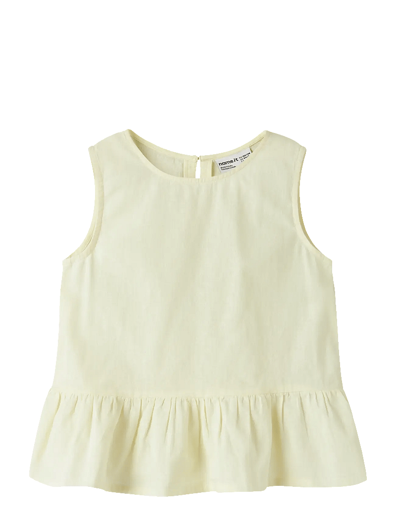 name it - NKFFALINNEN SL TOP - tank top - pear sorbet - 0