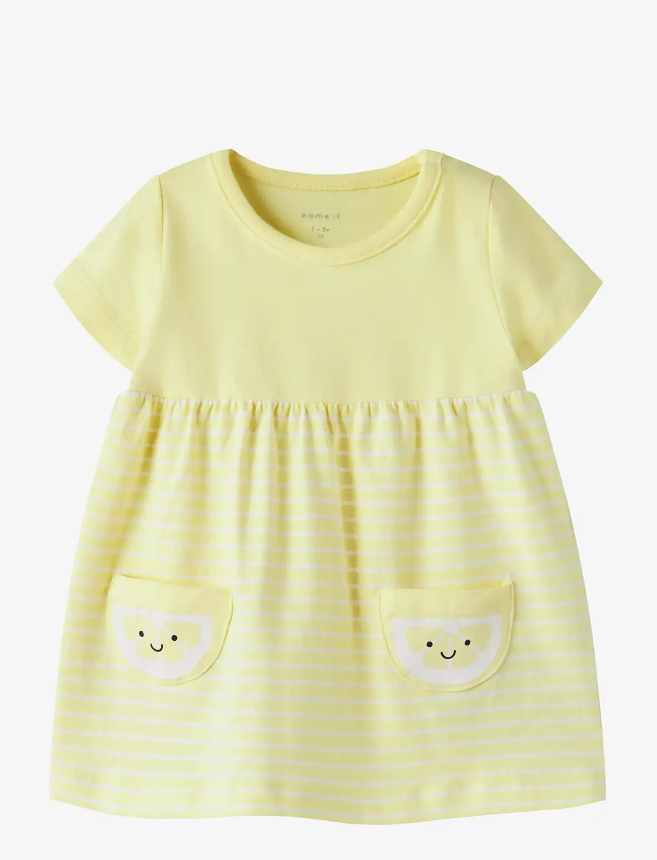 name it - NBFFUNNIEZ SS DRESS - kortærmede babykjoler - lemonade - 0
