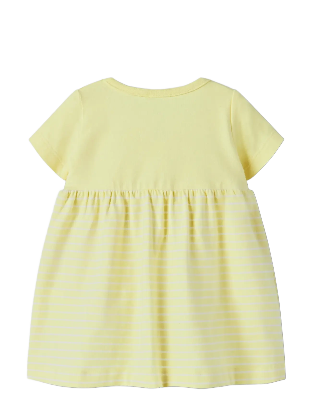 name it - NBFFUNNIEZ SS DRESS - short-sleeved baby dresses - lemonade - 1