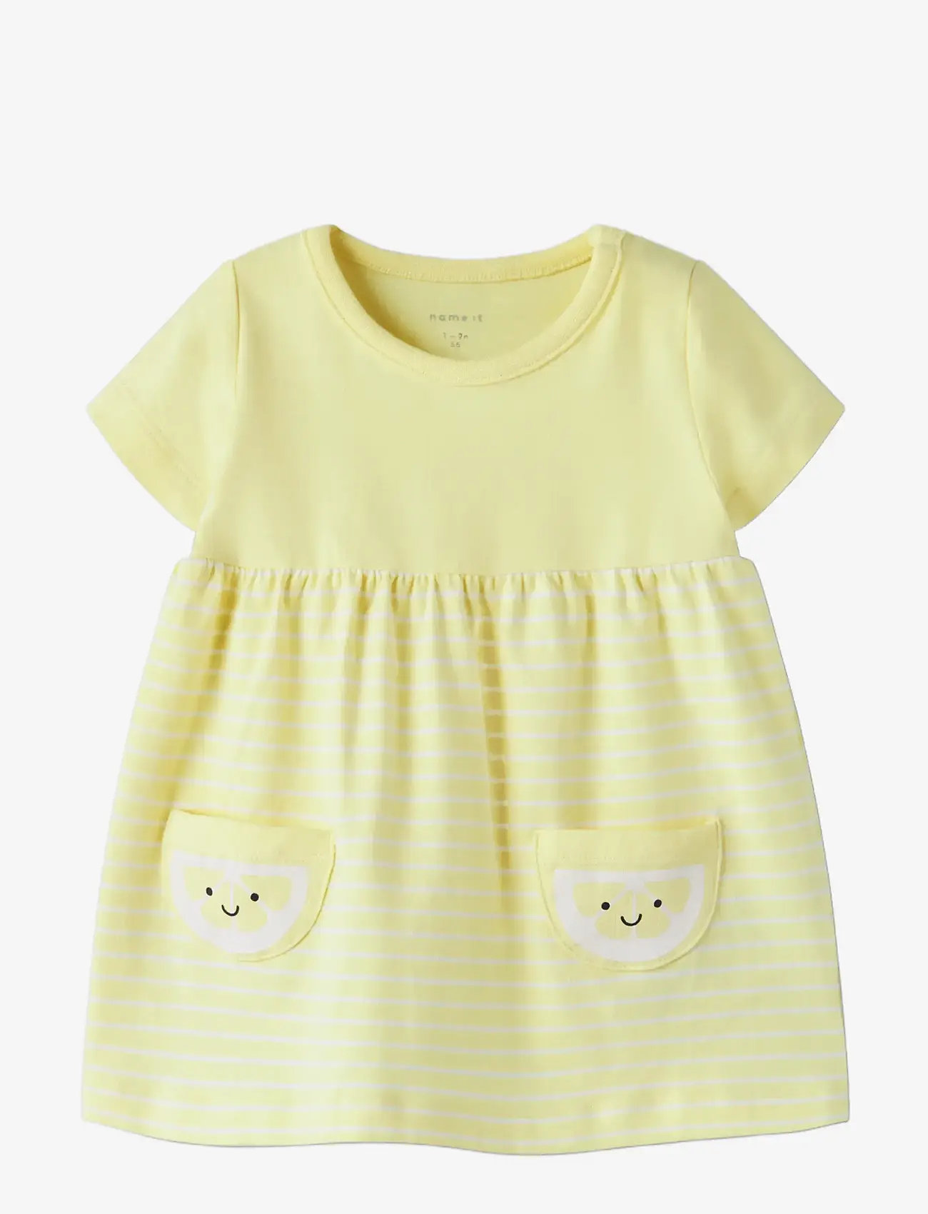name it - NBFFUNNIEZ SS DRESS - kortærmede babykjoler - lemonade - 2