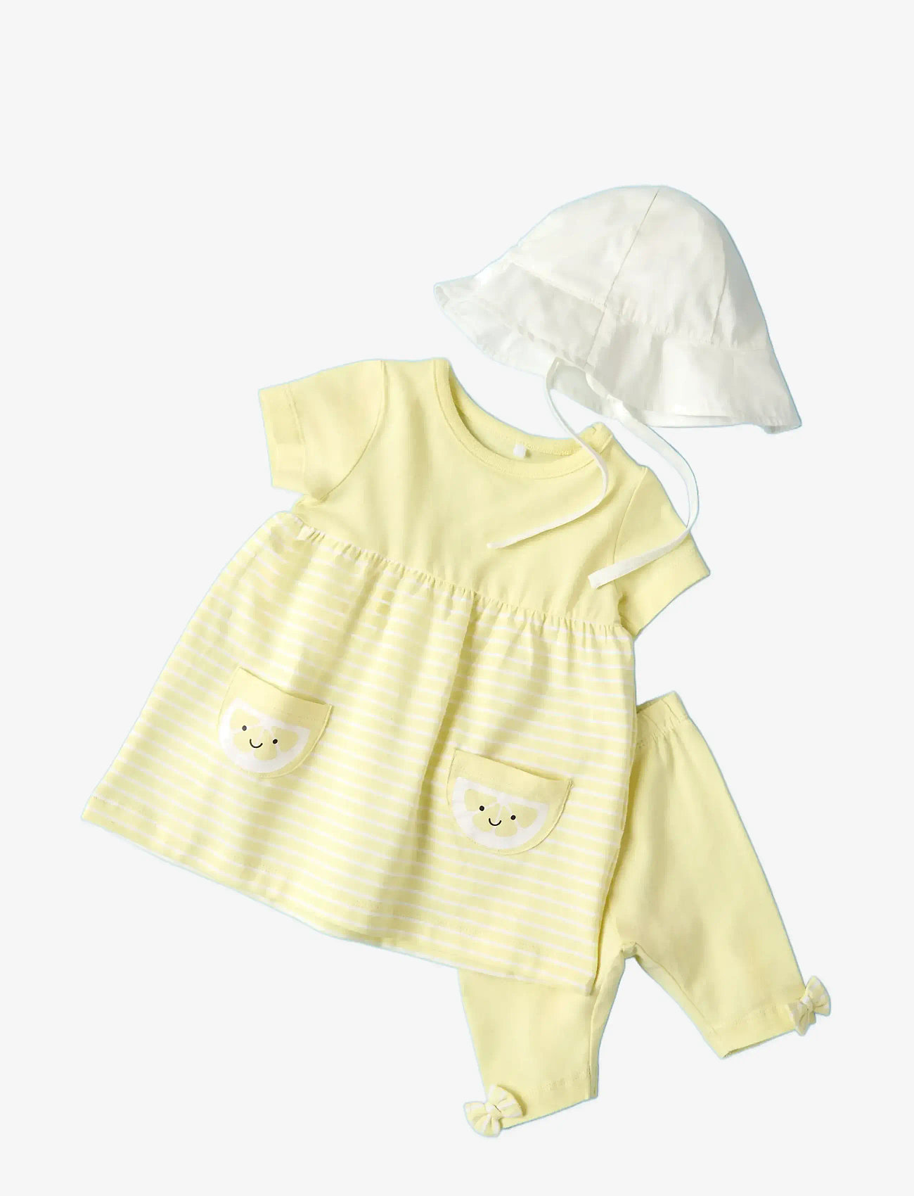 name it - NBFFUNNIEZ SS DRESS - kortærmede babykjoler - lemonade - 3