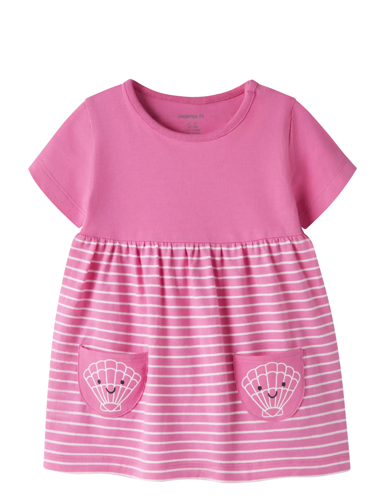 name it NBFFUNNIEZ SS DRESS - Kjoler & Nederdele - STRAWBERRY MOON / pink/rose