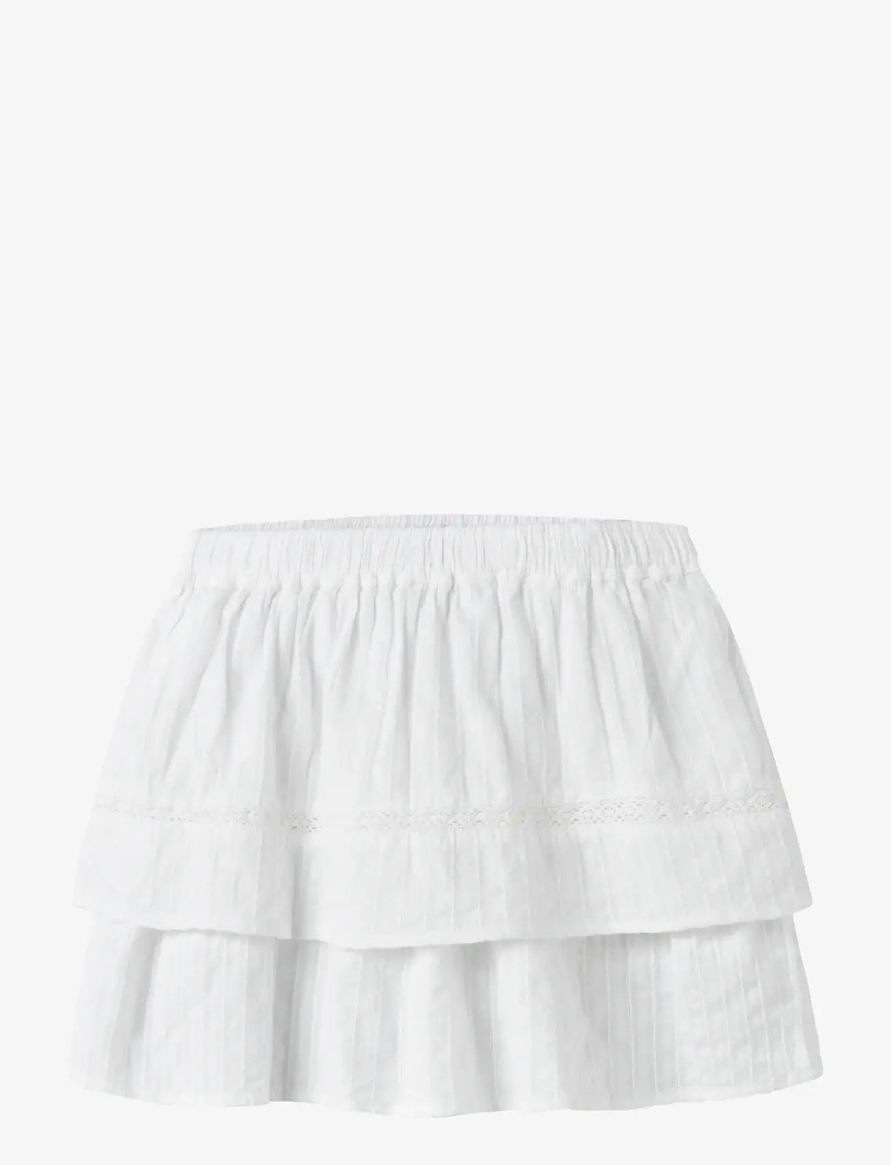 name it - NKFFATIDIASING SKIRT - short skirts - bright white - 0