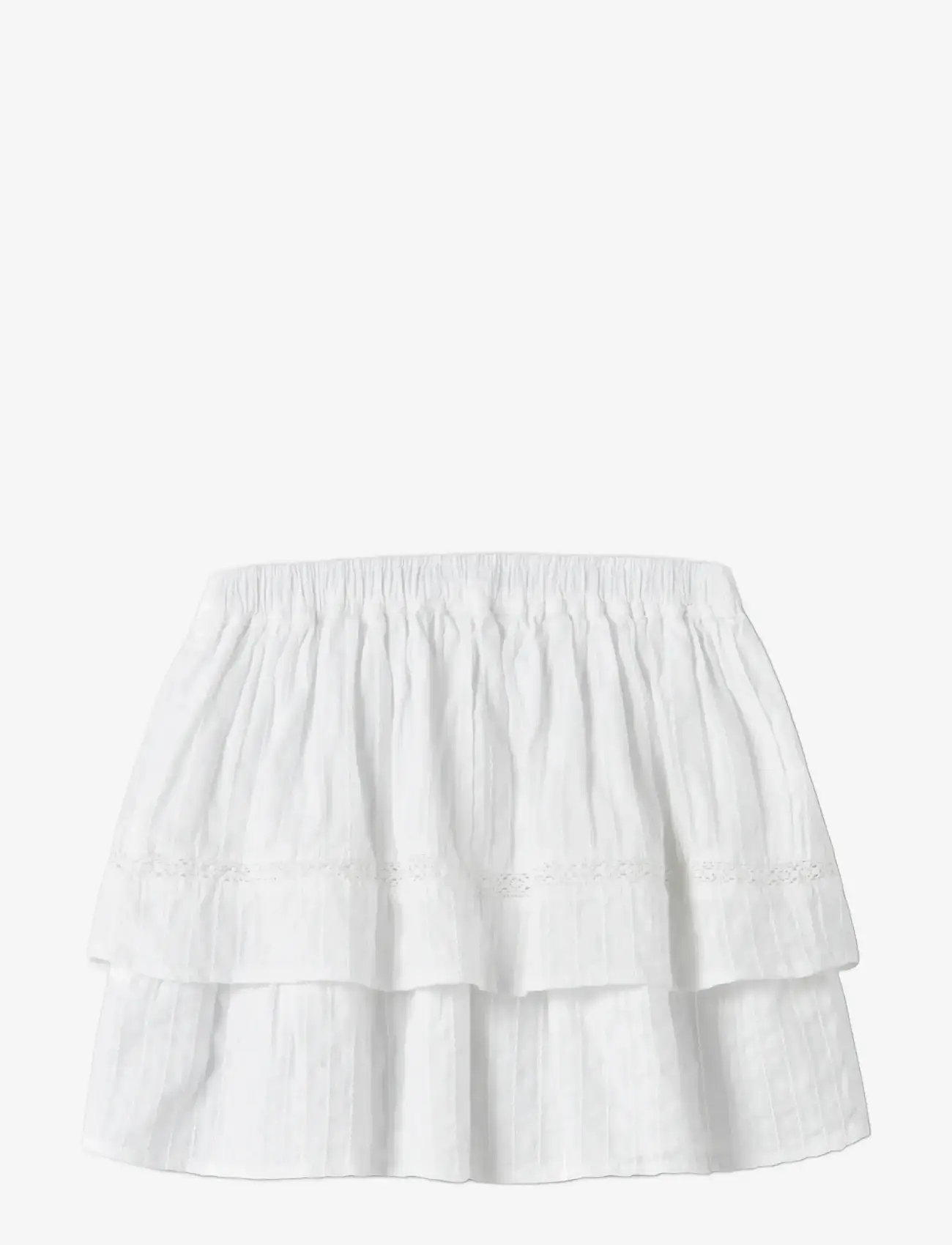 name it - NKFFATIDIASING SKIRT - short skirts - bright white - 1