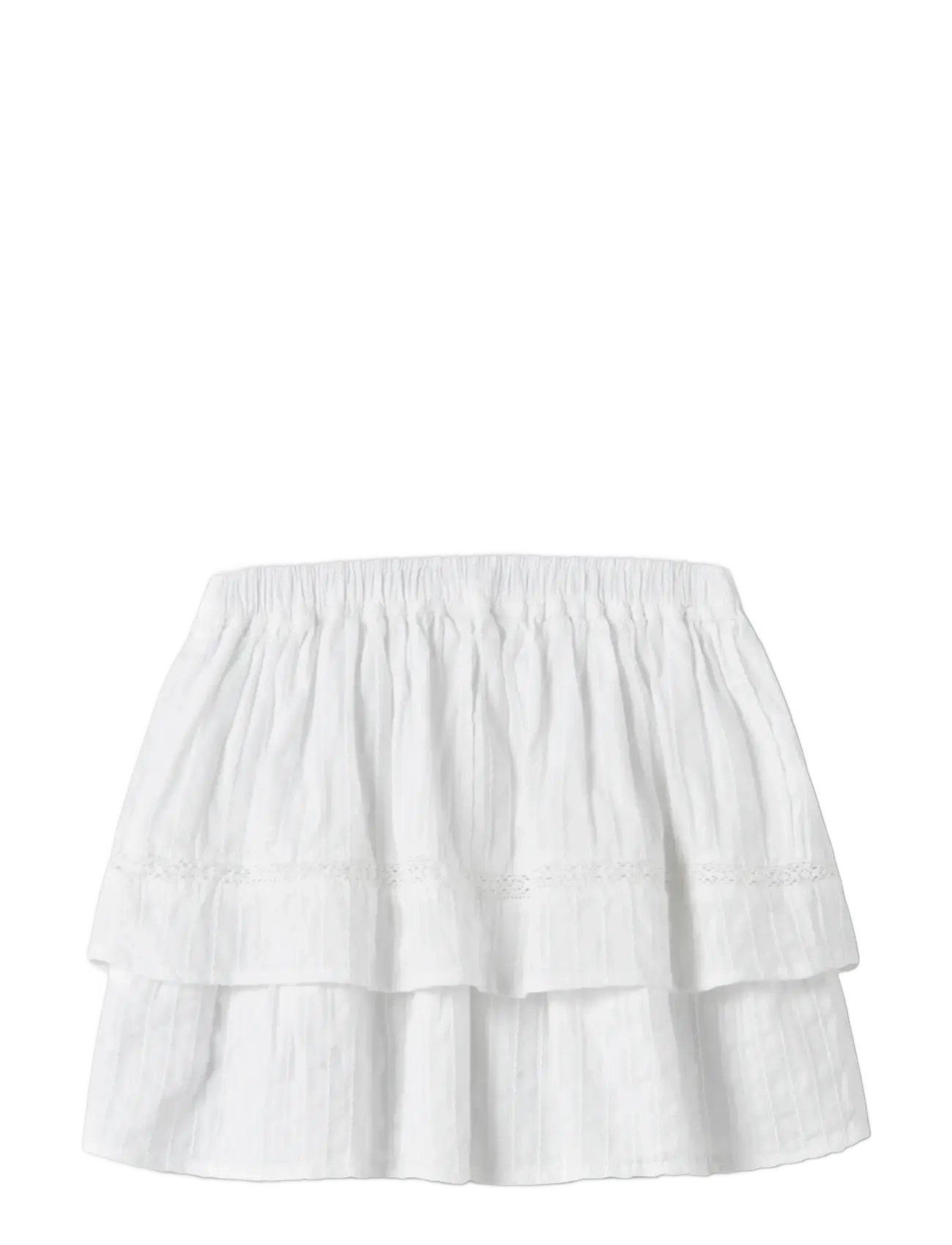 name it - NKFFATIDIASING SKIRT - korte rokken - bright white - 1