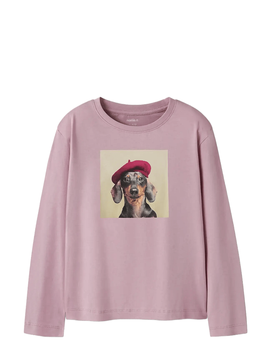 name it - NKFVOTEA 2P LS NREG TOP - langärmelig - cloud dancer - 3
