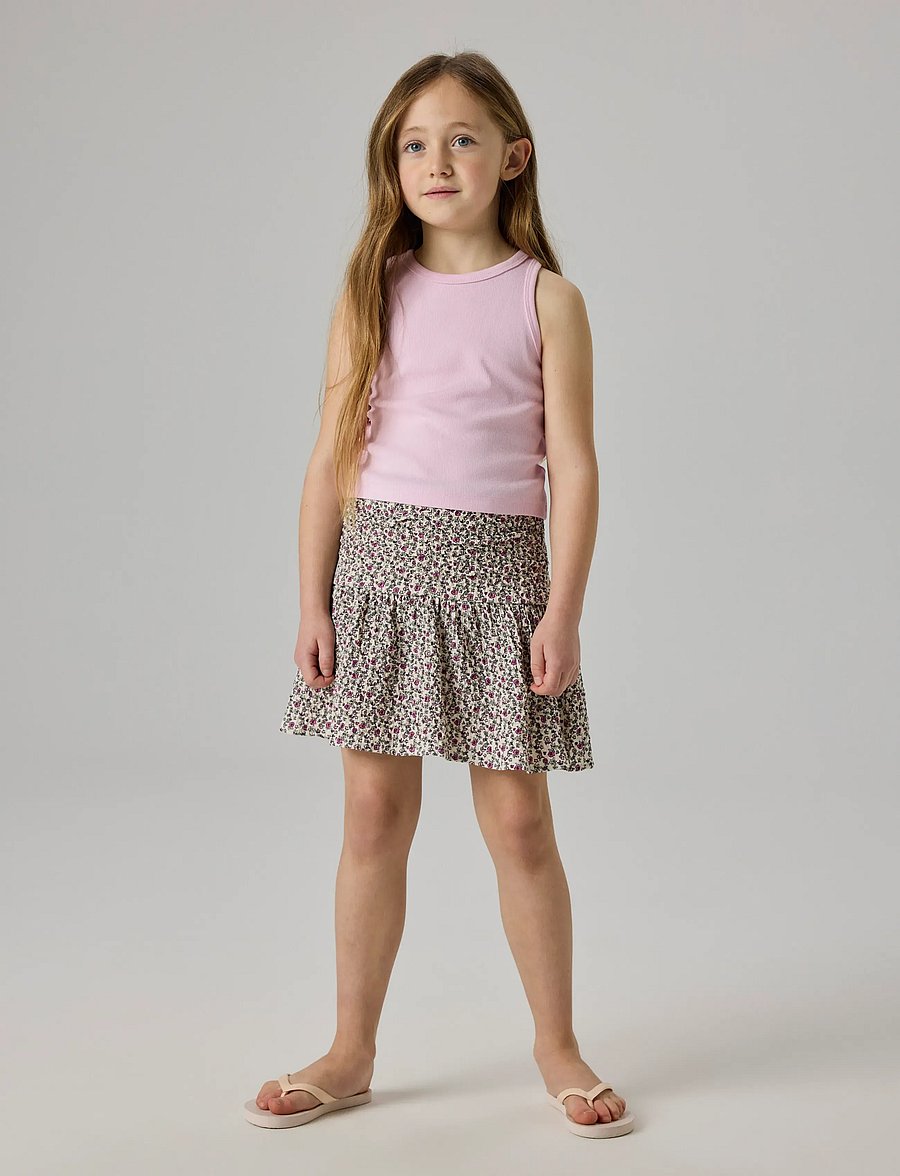 name it - NKFFLEURA SKIRT - kurze röcke - strawberry moon - 3