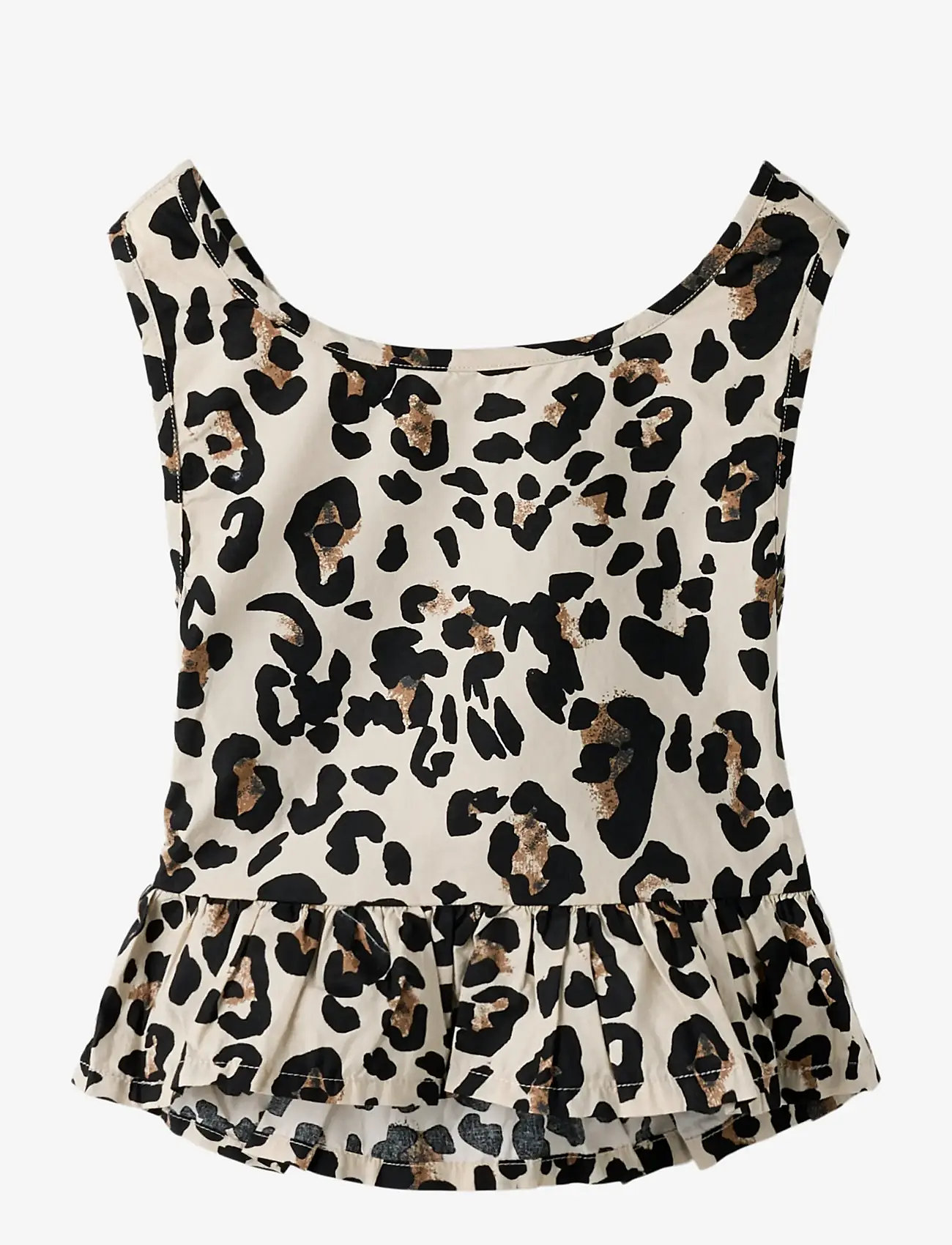 name it - NKFFLARING SL CROPPED TOP - tank top - peyote - 0