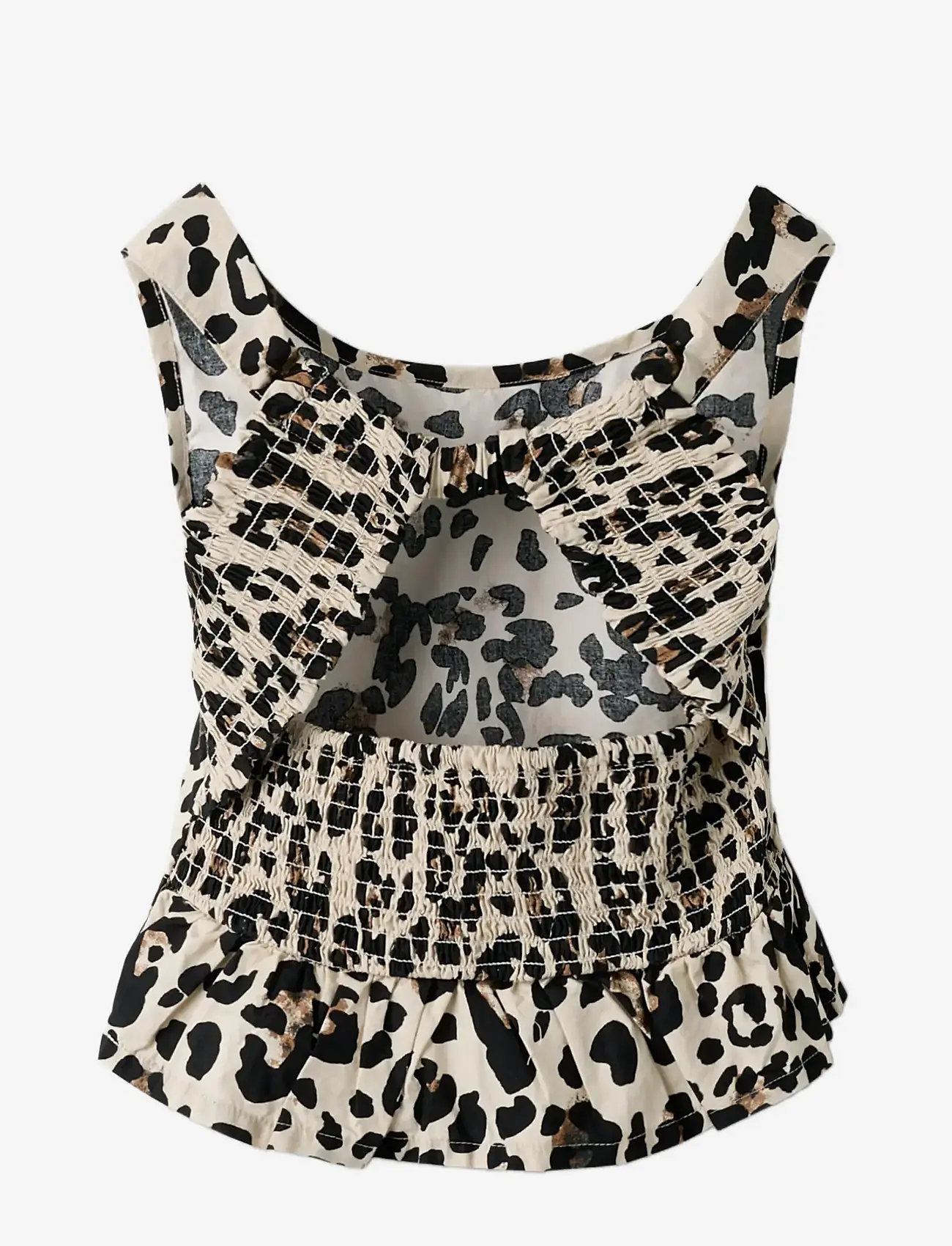 name it - NKFFLARING SL CROPPED TOP - tank top - peyote - 1