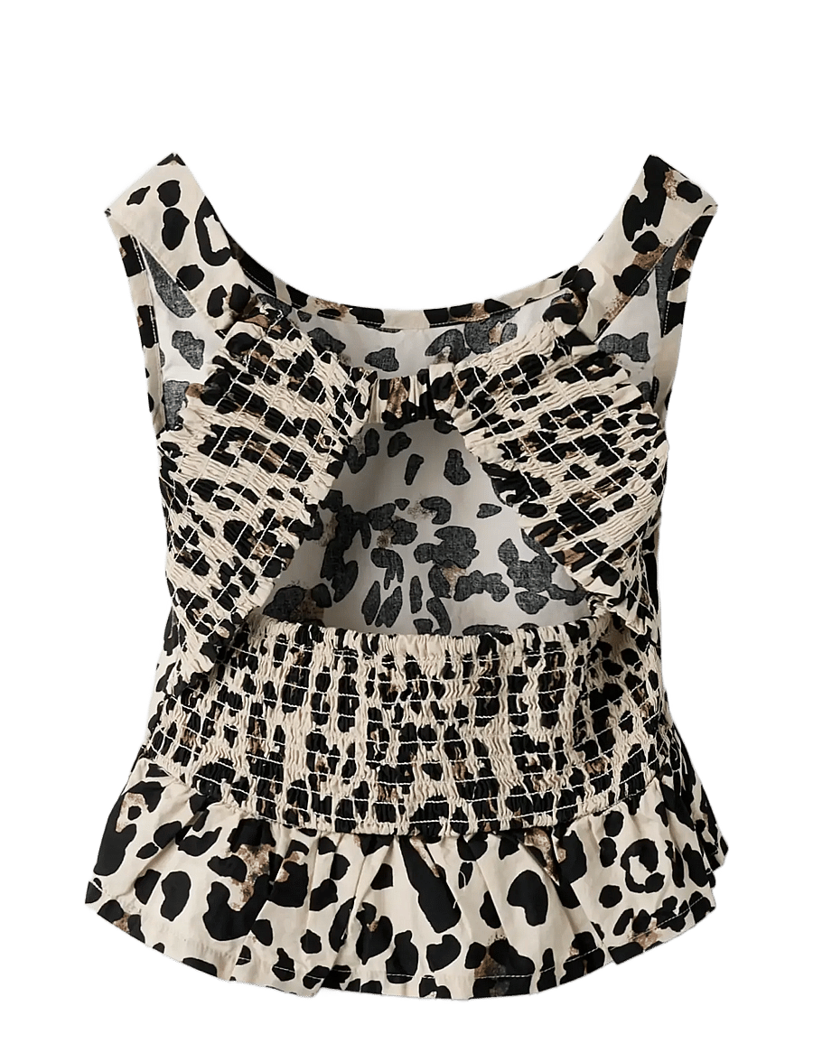 name it - NKFFLARING SL CROPPED TOP - palaidinukės be rankovių - peyote - 1