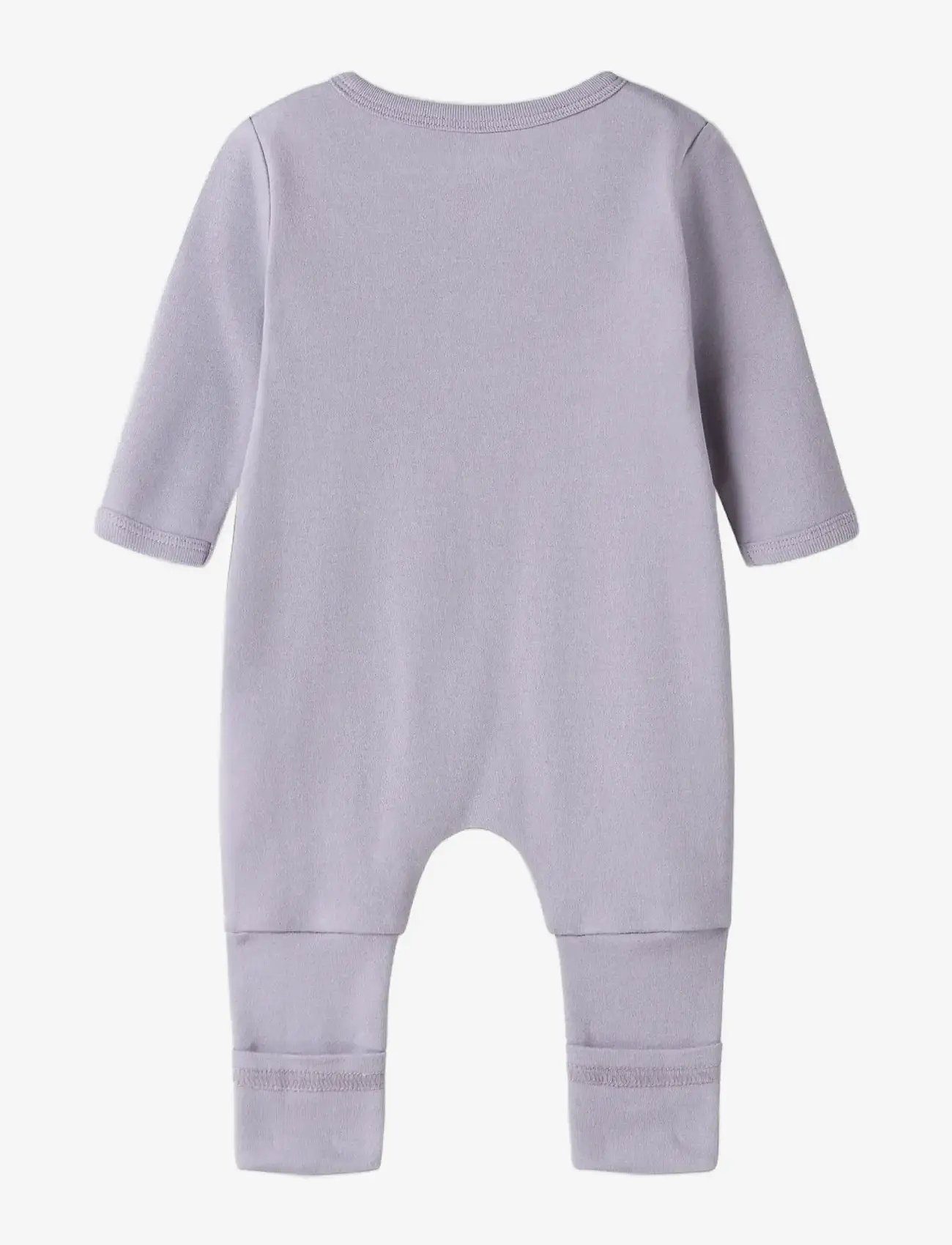 name it - NBFNIGHTSUIT 2P ZIP FF LILAC DEER NOOS - natdragter - lilac marble - 2