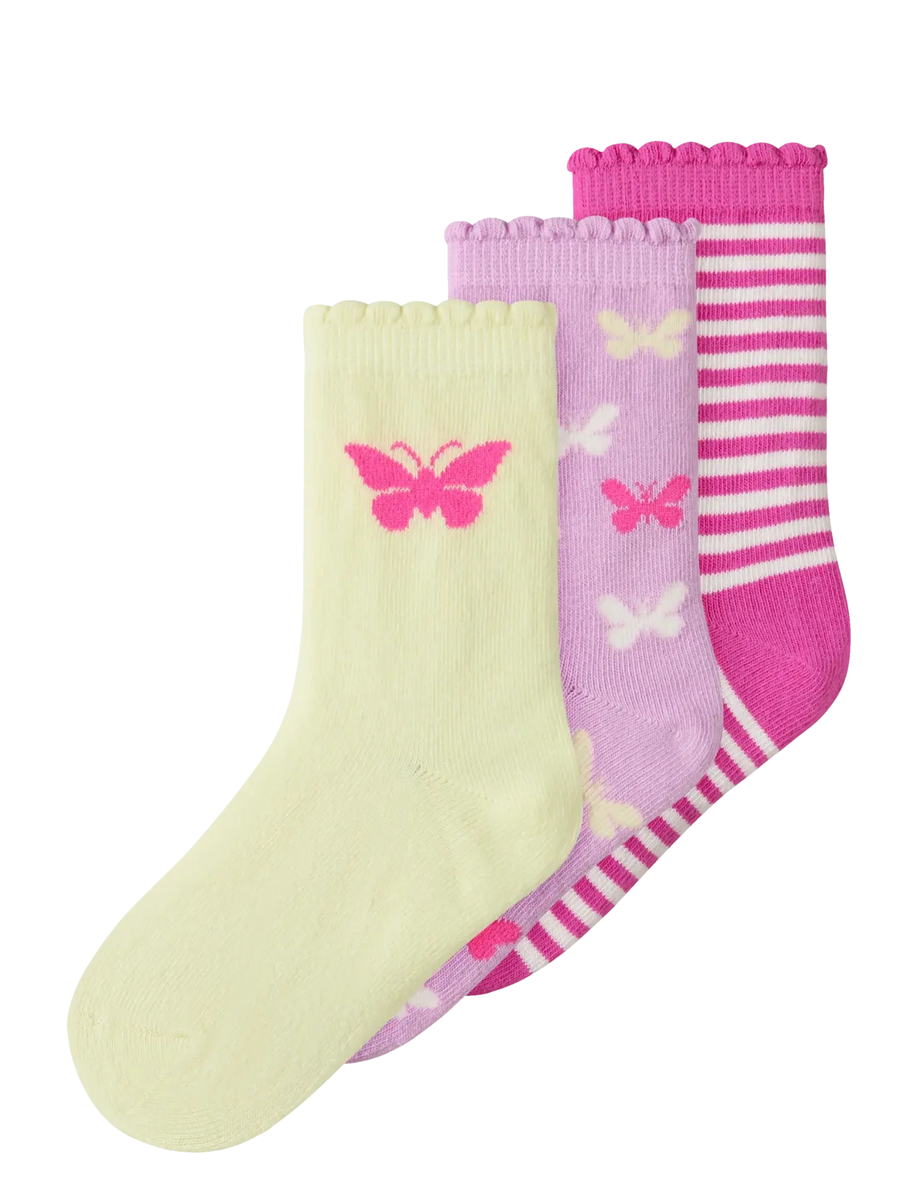 name it NMFFJOLA 3P SOCK - Socks & Tights - PEAR SORBET / multi