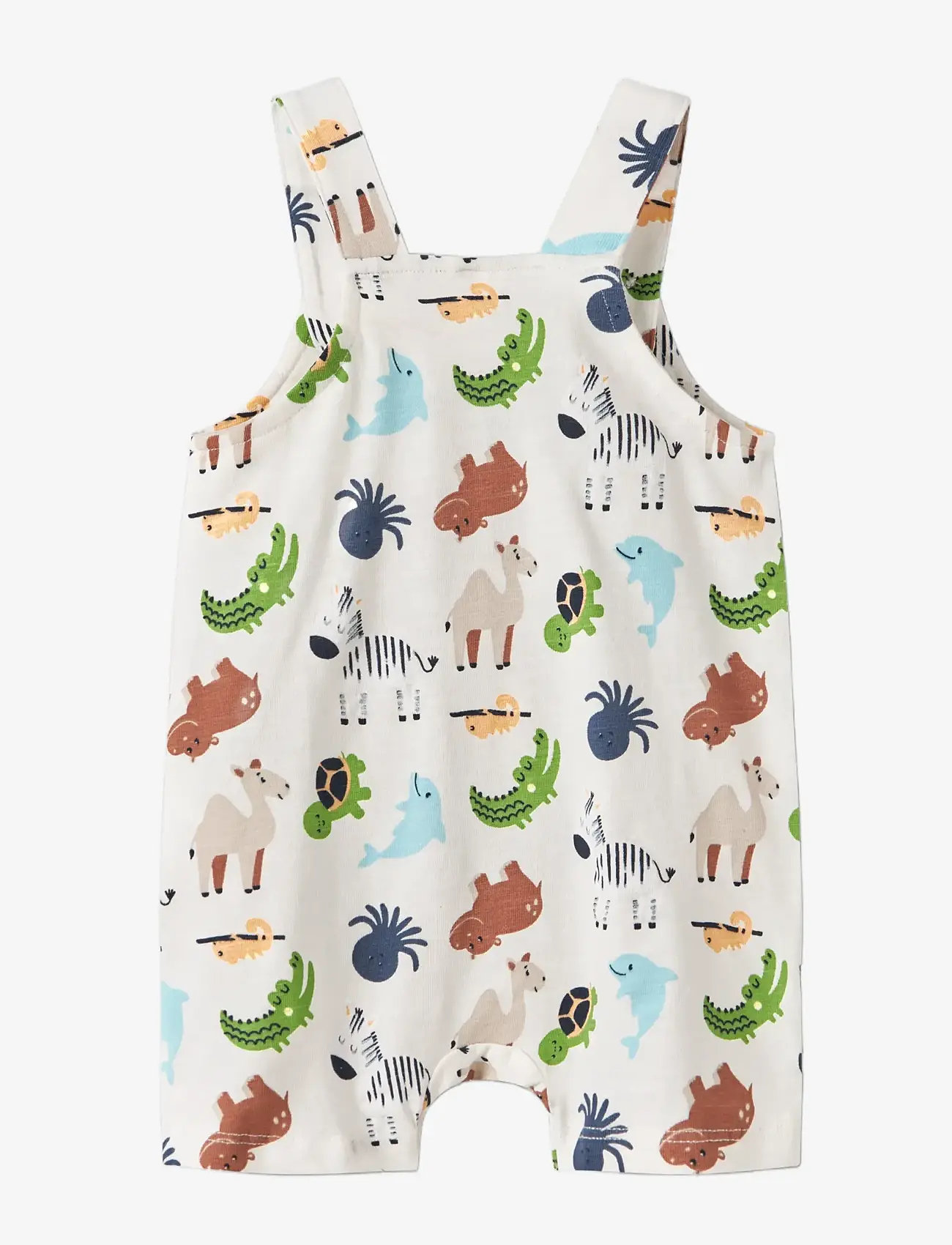 name it - NBMFARI SHORTS OVERALL - gode sommertilbud - cloud dancer - 1