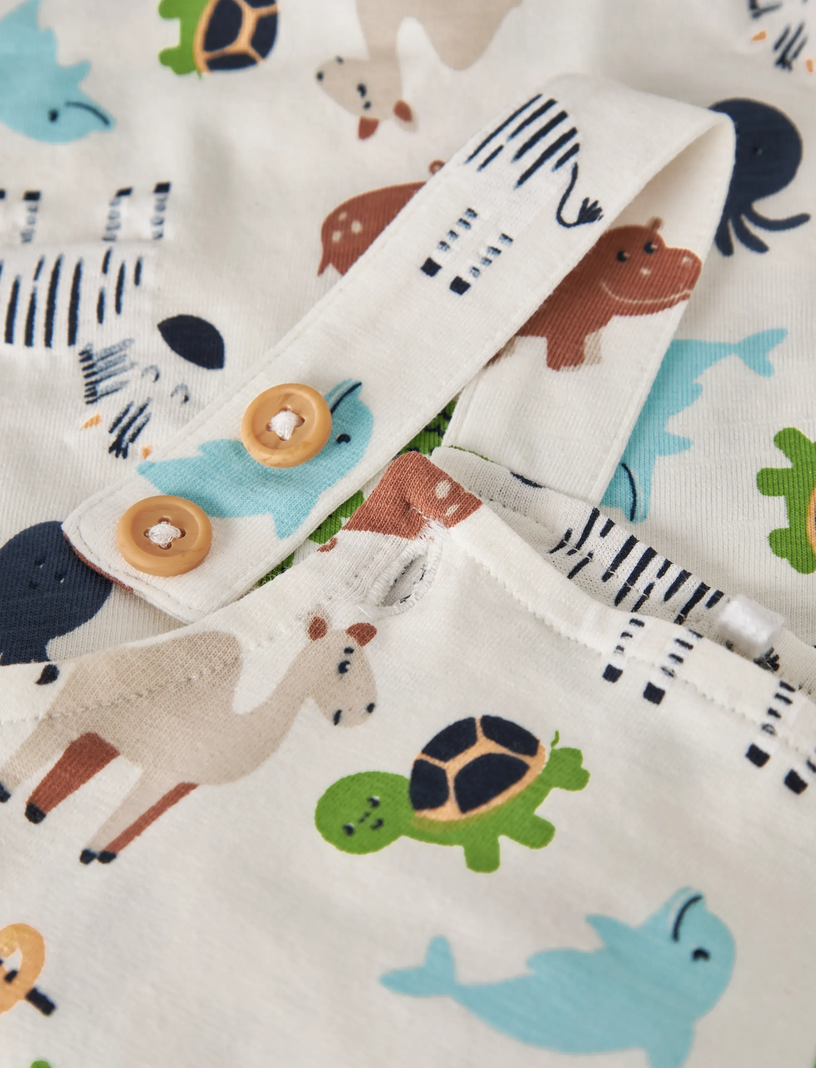name it - NBMFARI SHORTS OVERALL - pükskostüümid - cloud dancer - 3