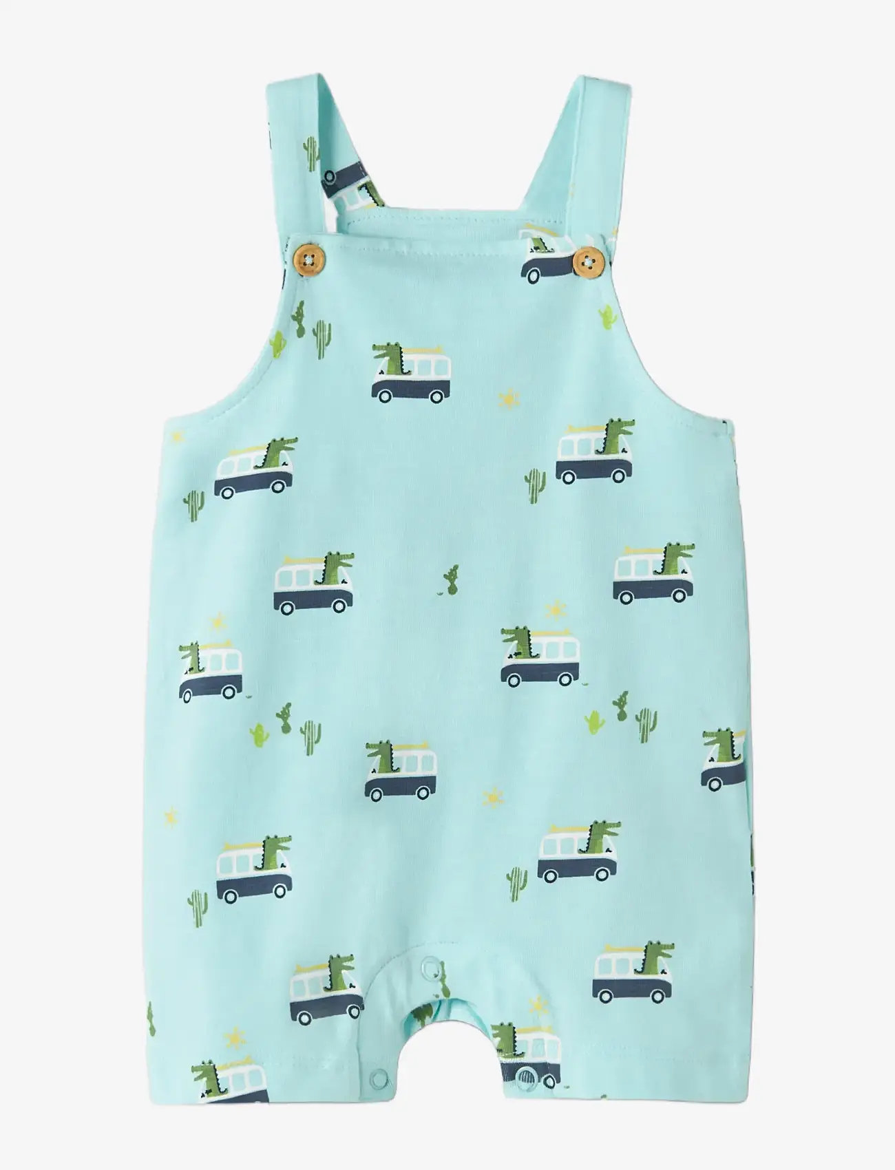 name it - NBMFARI SHORTS OVERALL - buksedragter - limpet shell - 2