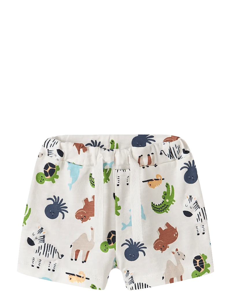 name it - NBMFARI SHORTS - sweatshorts - cloud dancer - 0