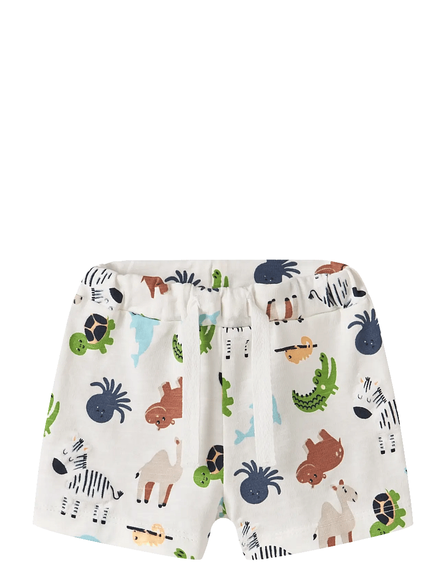 name it - NBMFARI SHORTS - sweatshorts - cloud dancer - 0
