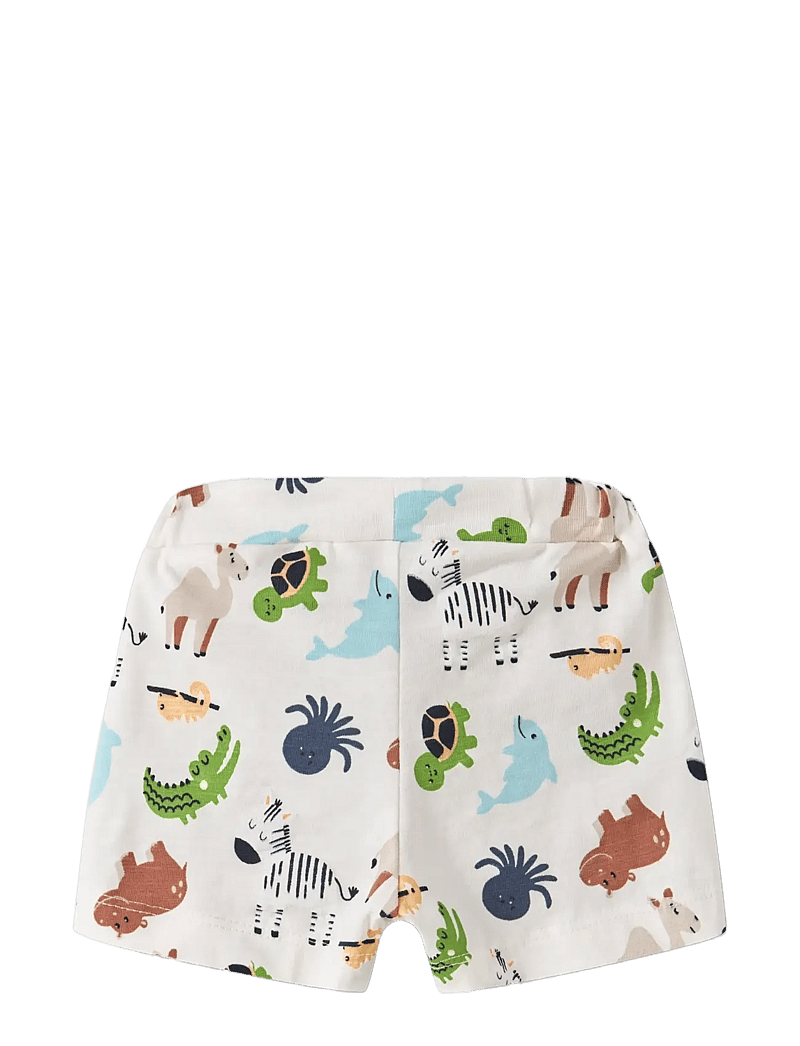 name it - NBMFARI SHORTS - sweatshorts - cloud dancer - 1