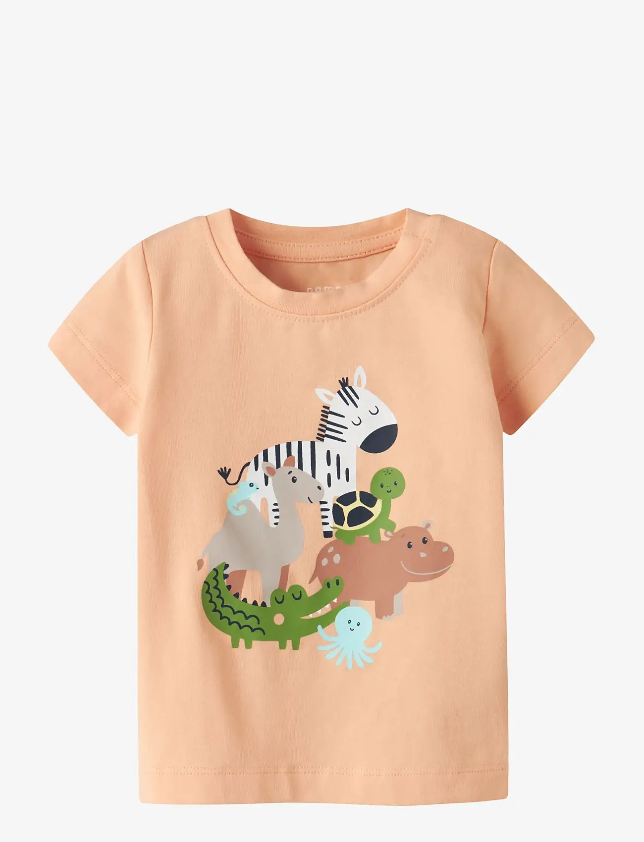 name it - NBMFARTIL SS TOP BOX - kortærmede t-shirts - peach fuzz - 0
