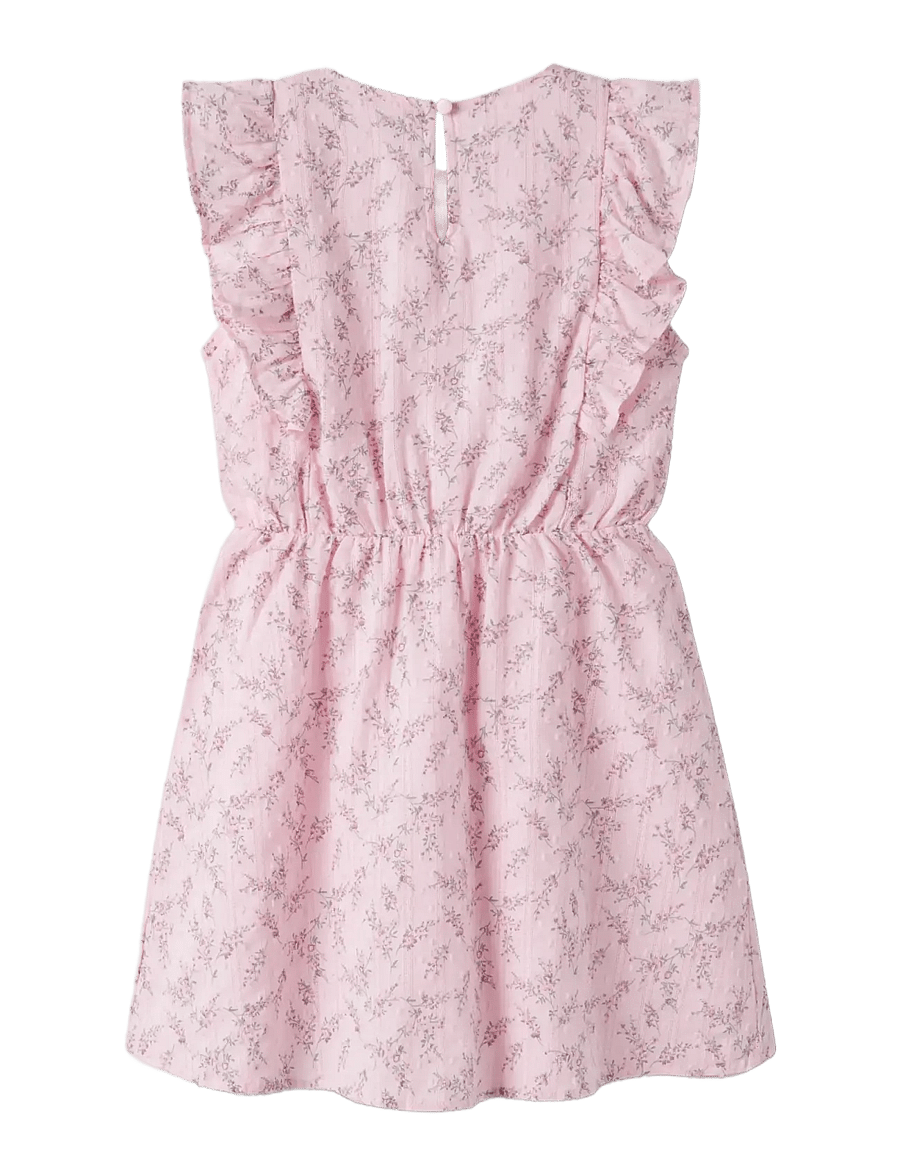 name it - NKFFRITING CAPSL DRESS - kurzärmelige freizeitkleider - cradle pink - 1