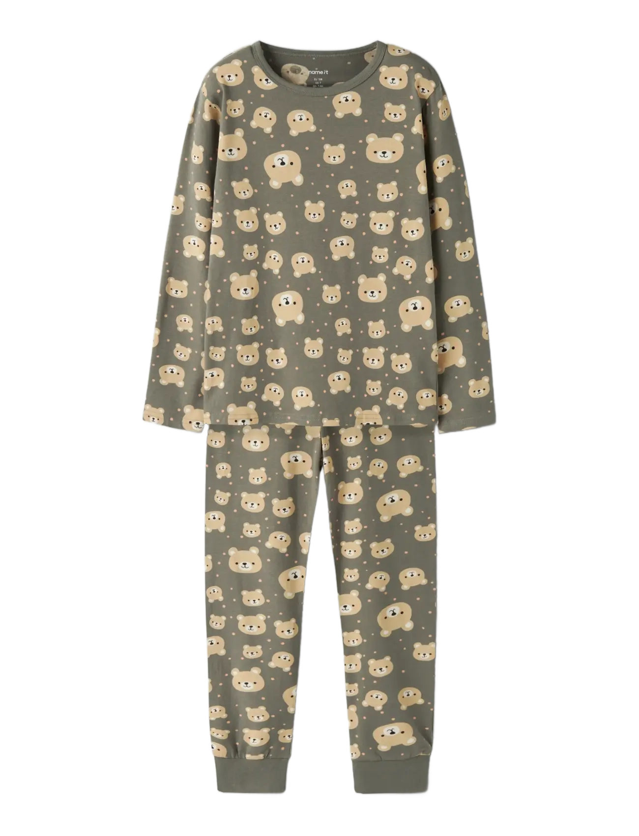 name it - NMMNIGHTSET 2P AOP NOOS - komplektid - dusty olive - 3