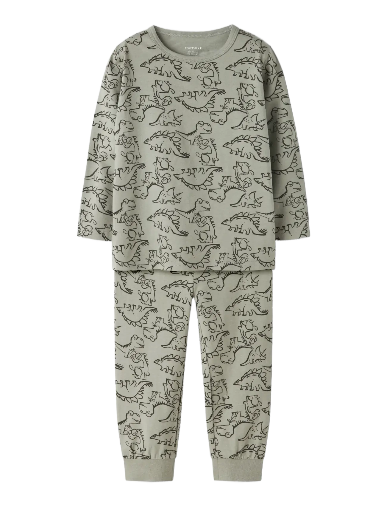 name it - NMMNIGHTSET 2P AOP NOOS - pyjama-sets - seagrass - 3