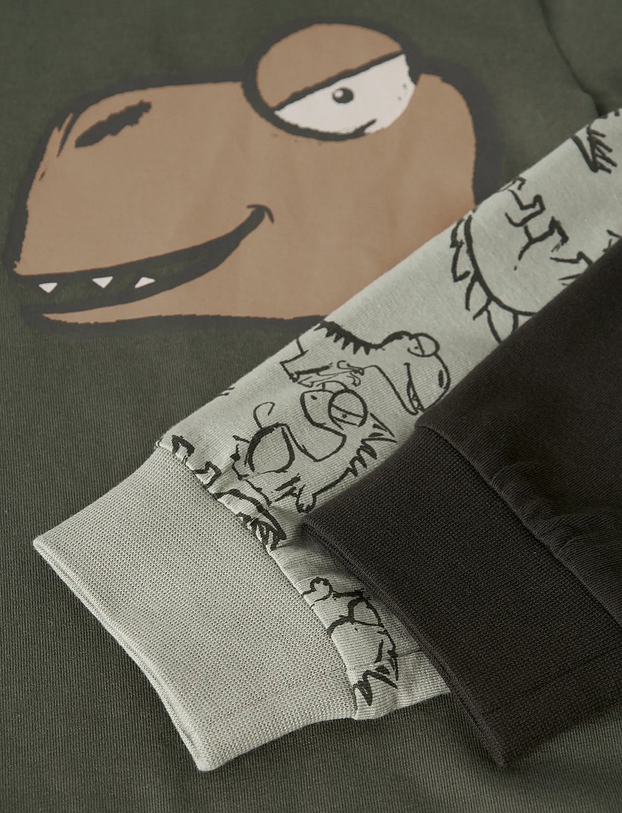 name it - NMMNIGHTSET 2P AOP NOOS - pyjama-sets - seagrass - 4