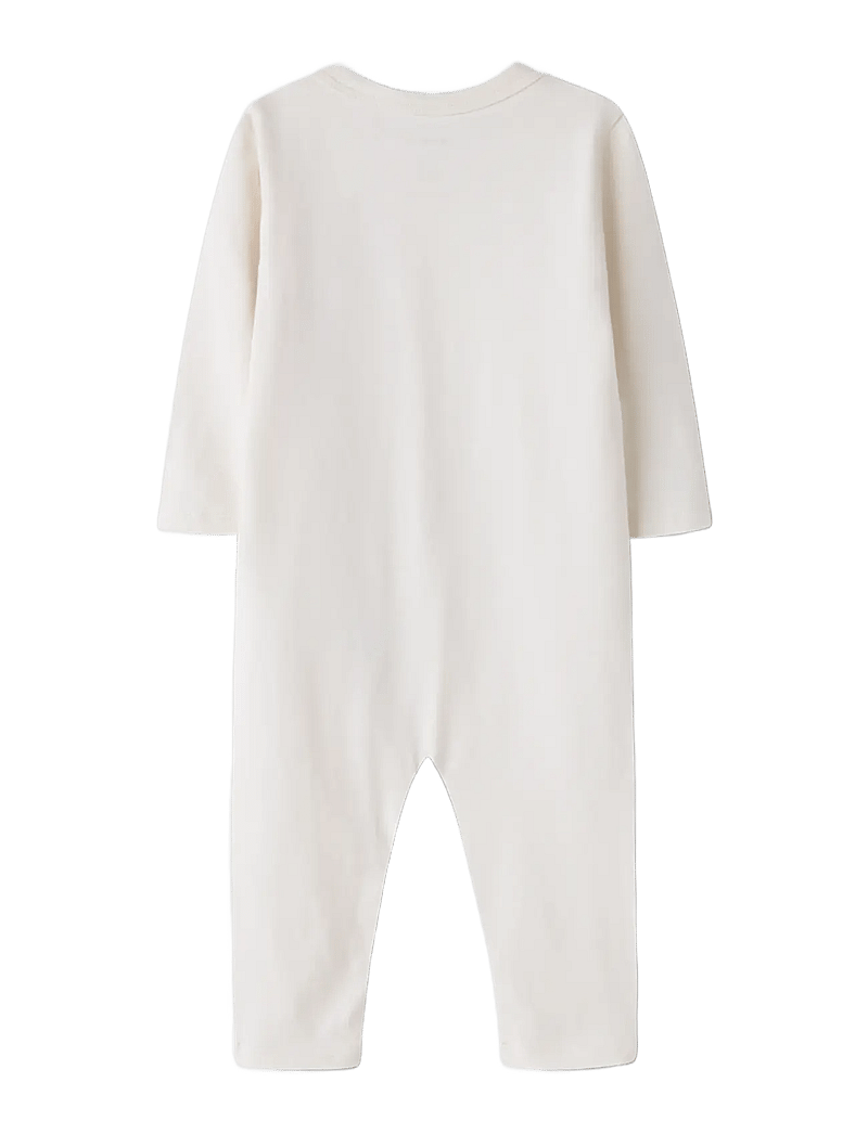 name it - NBNNIGHTSUIT 3P AOP NOOS - schlafoveralls - buttercream - 1
