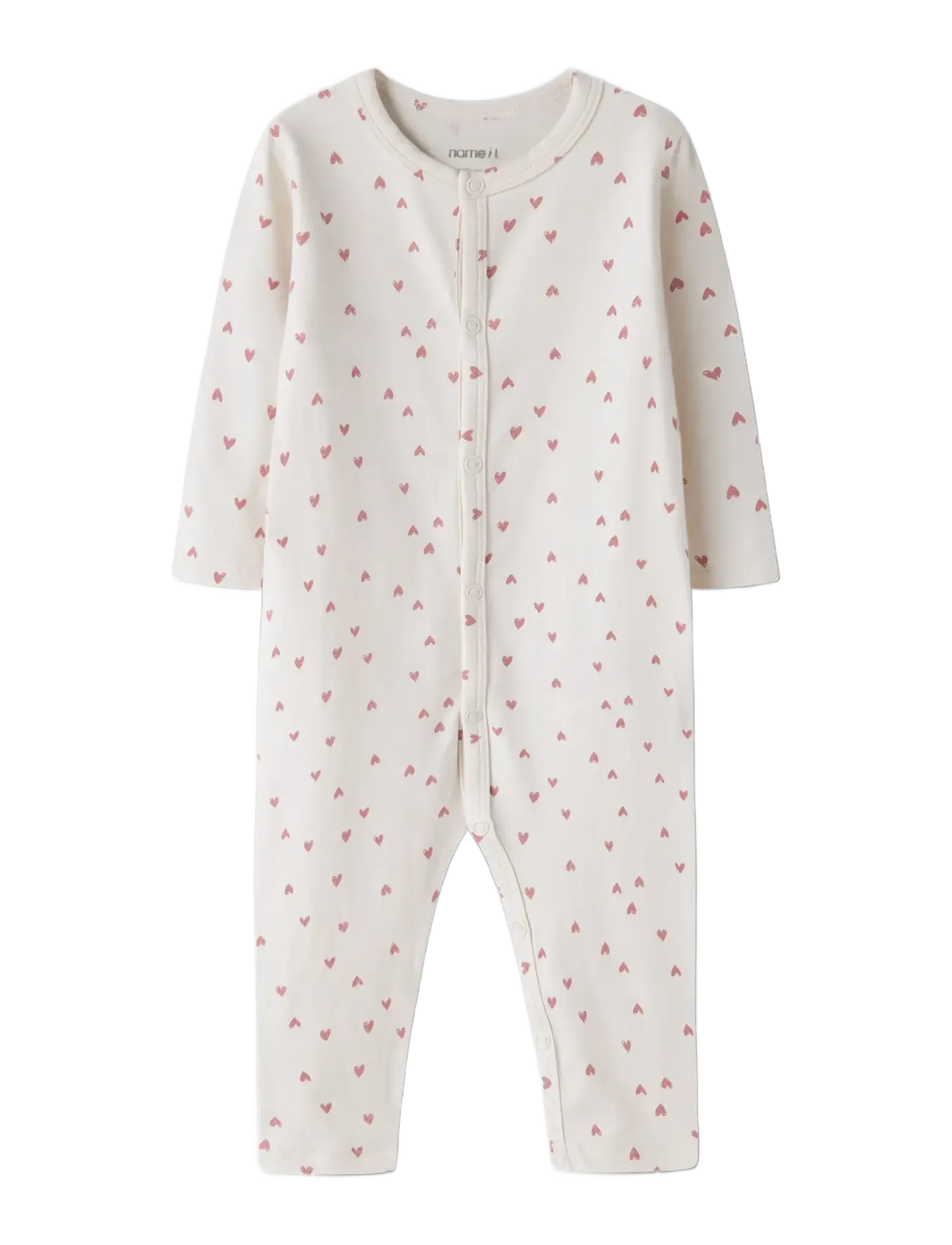name it - NBNNIGHTSUIT 3P AOP NOOS - sleeping overalls - buttercream - 2