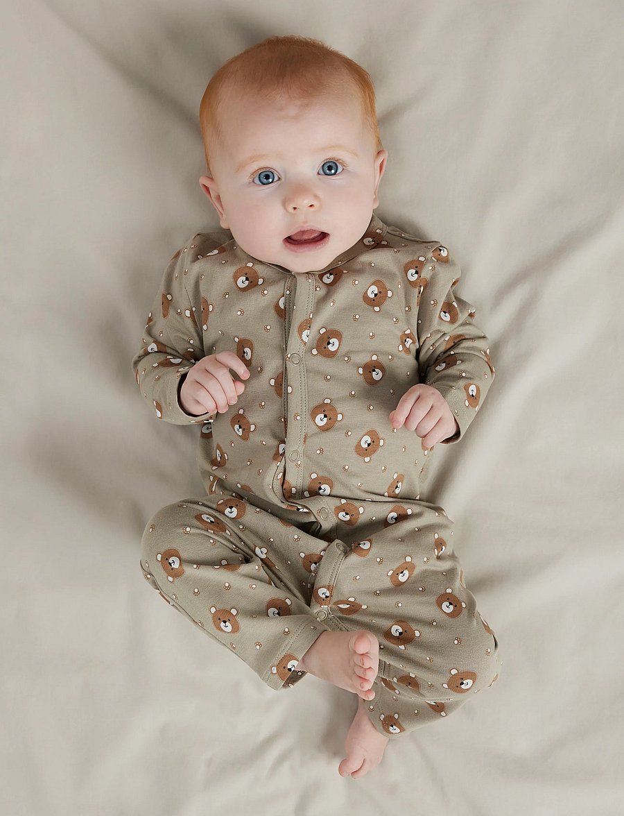 name it - NBNNIGHTSUIT 3P AOP NOOS - schlafoveralls - vintage khaki - 4