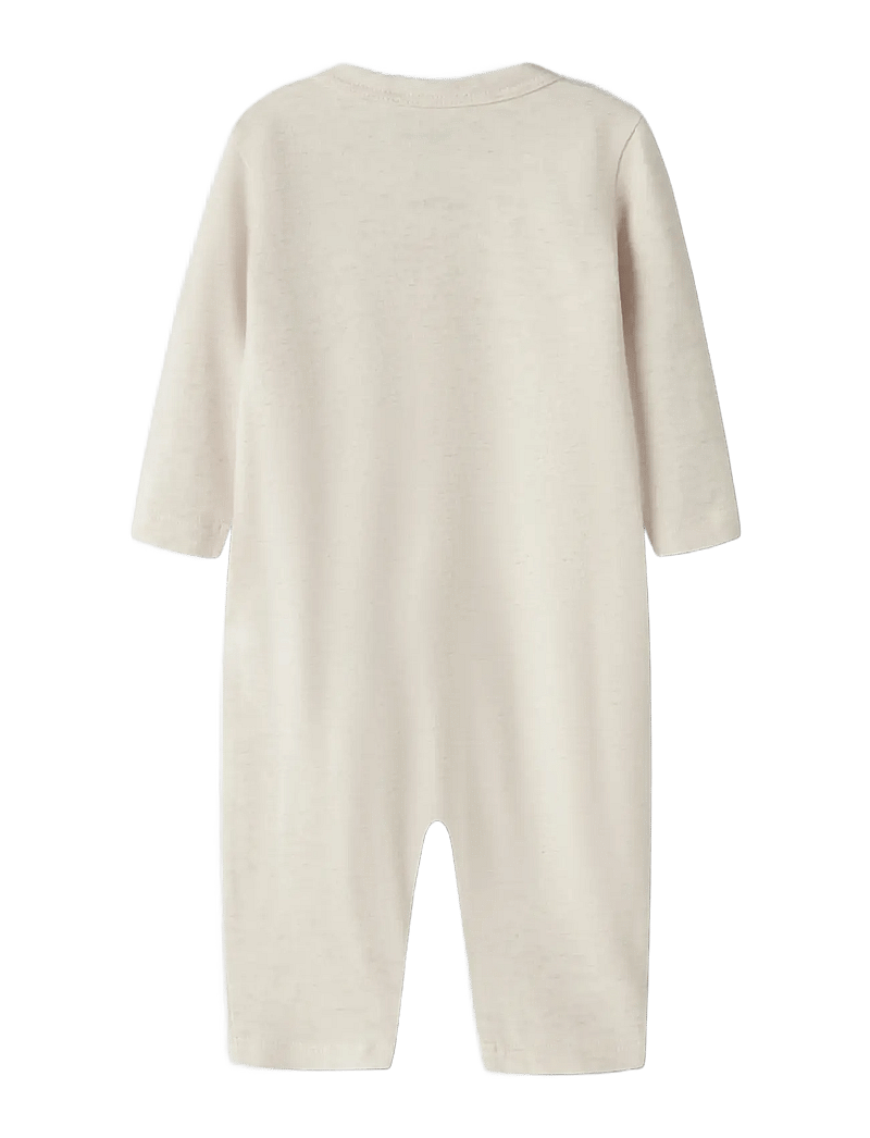 name it - NBNNIGHTSUIT 3P AOP NOOS - schlafoveralls - vintage khaki - 2