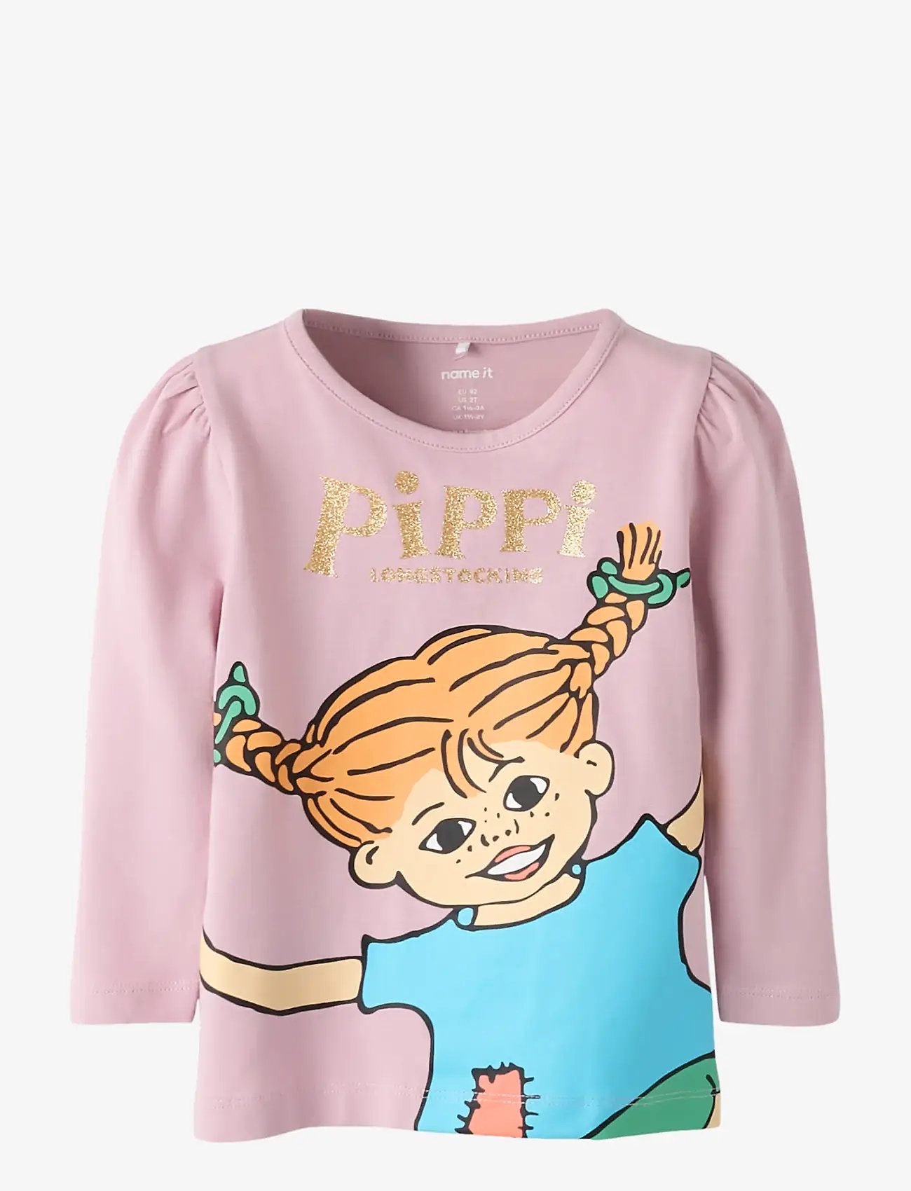 name it - NMFSOLMA PIPPI LS TOP SKY - langærmede t-shirts - keepsake lilac - 1