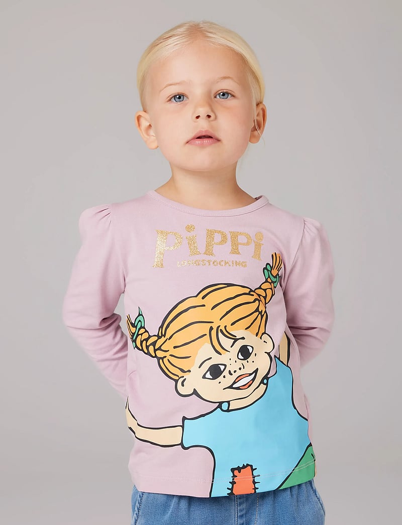 name it - NMFSOLMA PIPPI LS TOP SKY - langærmede t-shirts - keepsake lilac - 4