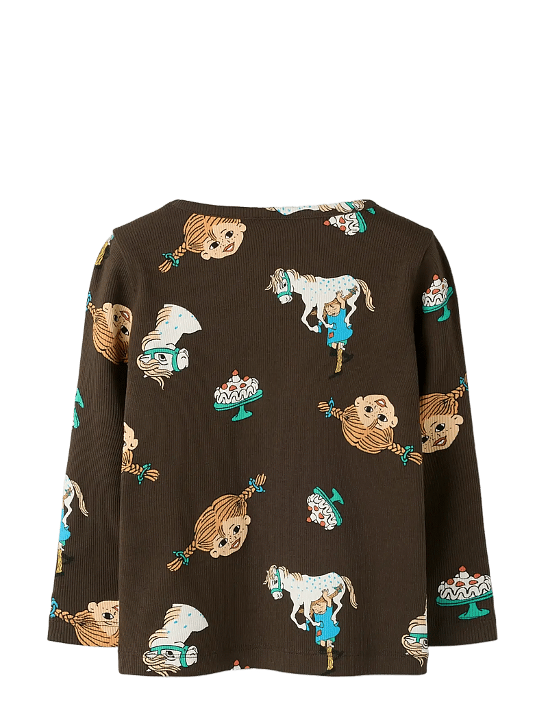 name it - NMFSOCA PIPPI LS TOP LNOOS SKY - pikkade varrukatega t-särgid - delicioso - 1