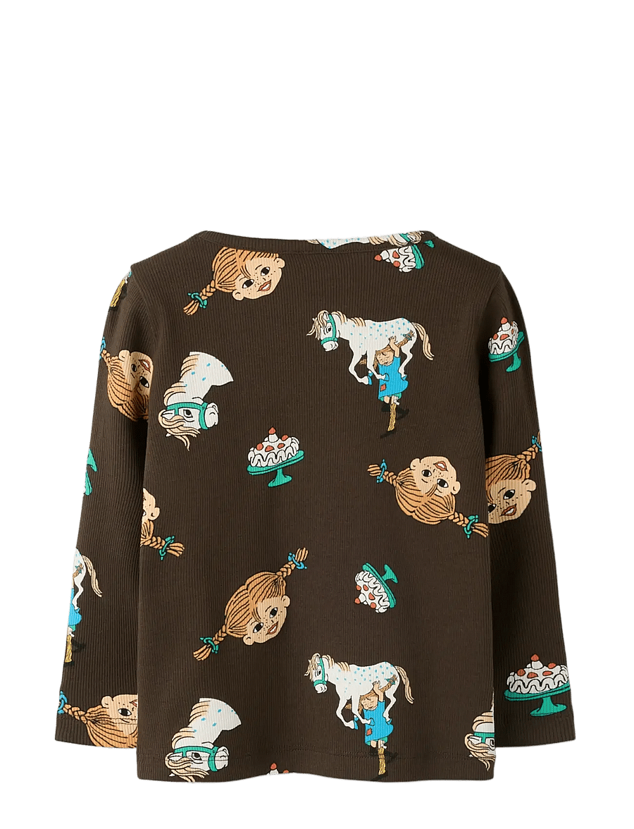 name it - NMFSOCA PIPPI LS TOP LNOOS SKY - langärmelig - delicioso - 1