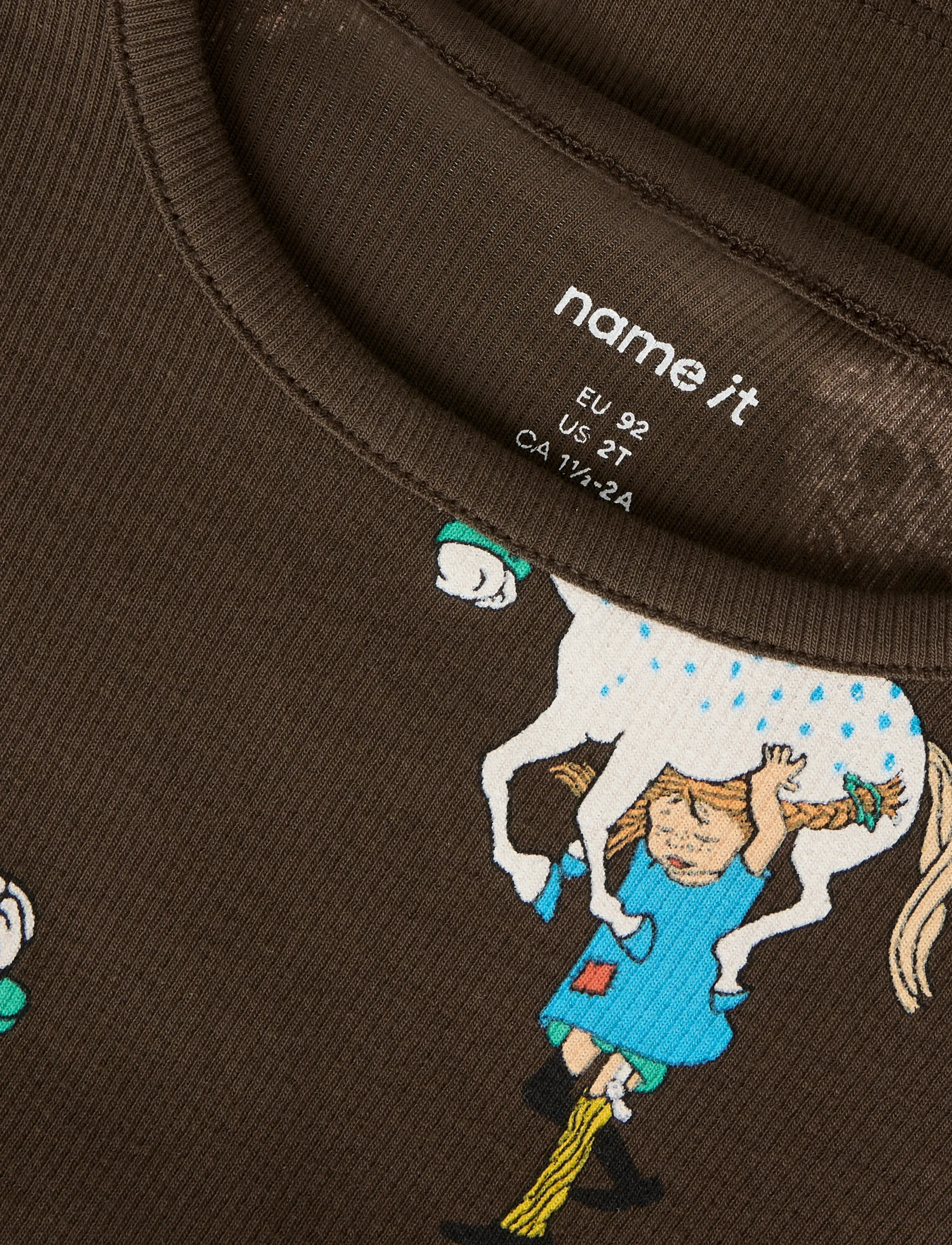 name it - NMFSOCA PIPPI LS TOP LNOOS SKY - long-sleeved t-shirts - delicioso - 2