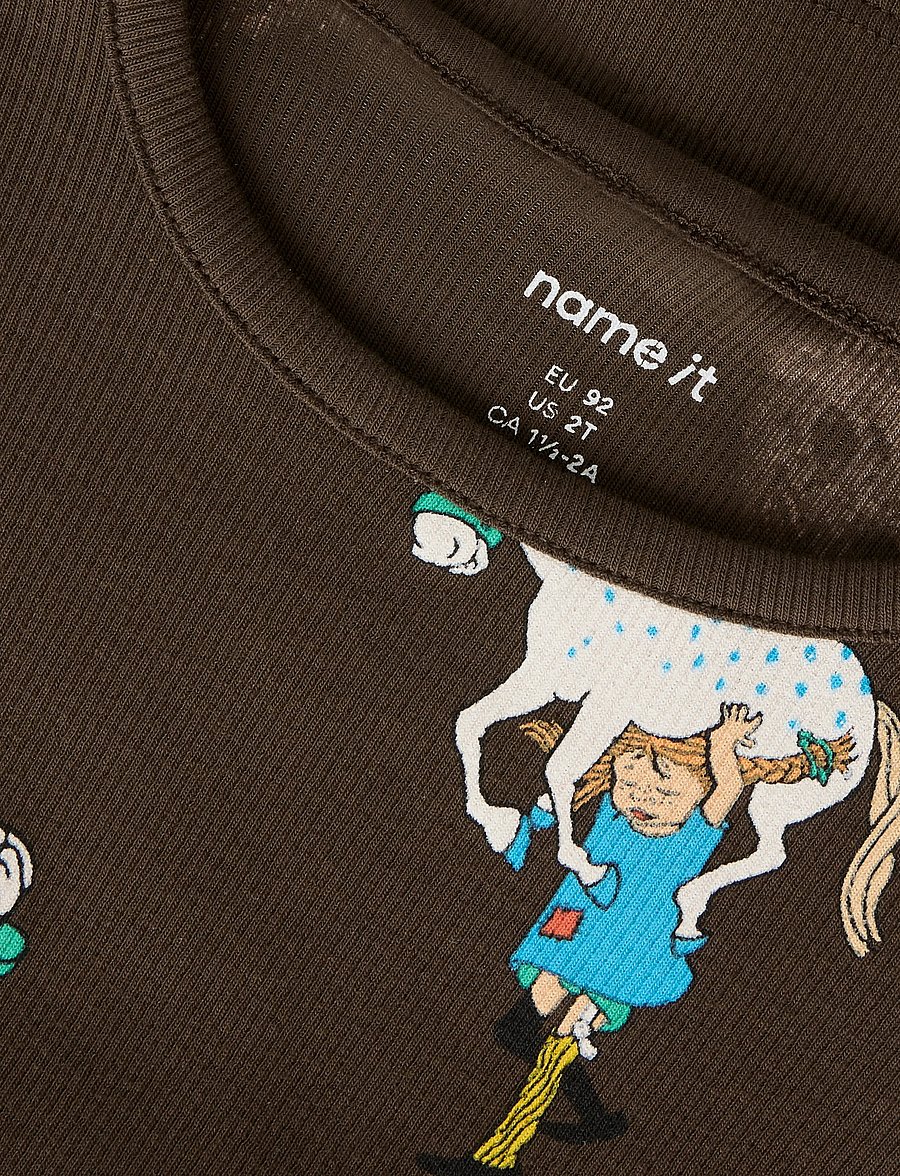 name it - NMFSOCA PIPPI LS TOP LNOOS SKY - langärmelig - delicioso - 2