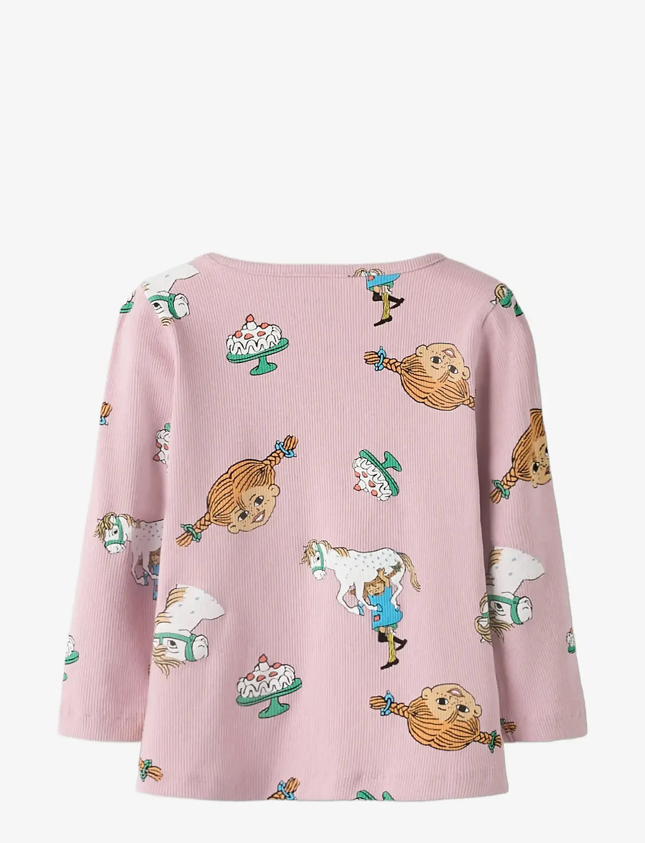 name it - NMFSOCA PIPPI LS TOP LNOOS SKY - efterårstøj - keepsake lilac - 1