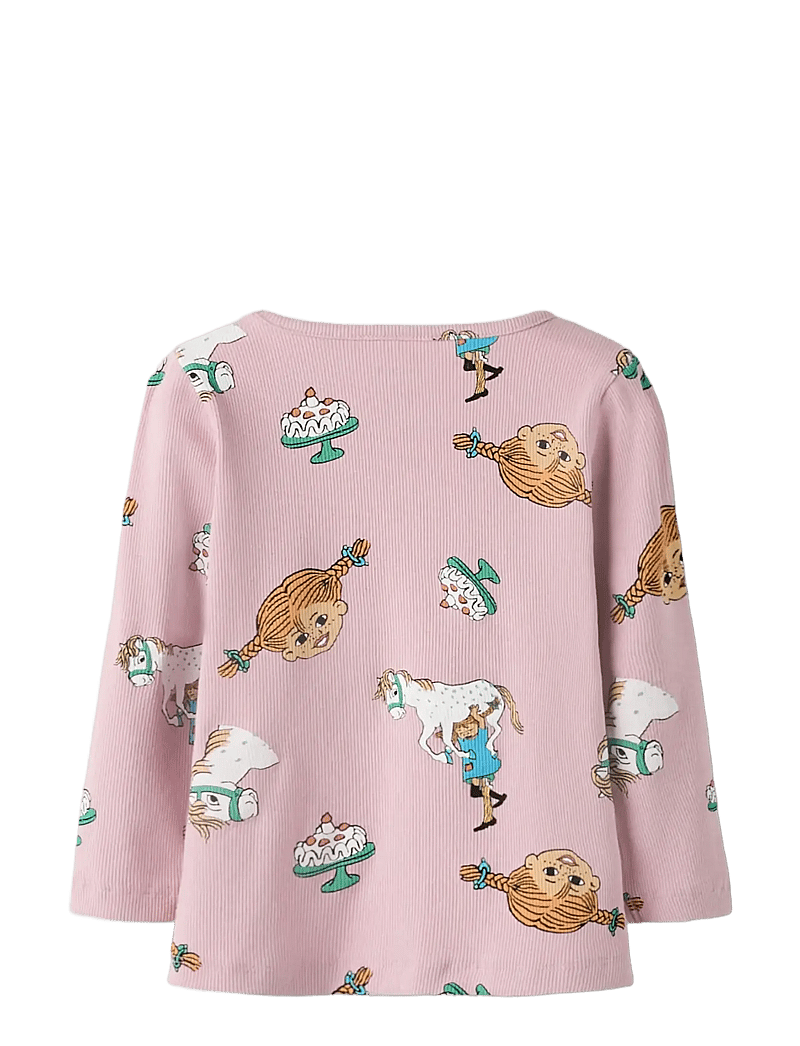 name it - NMFSOCA PIPPI LS TOP LNOOS SKY - langærmede t-shirts - keepsake lilac - 1