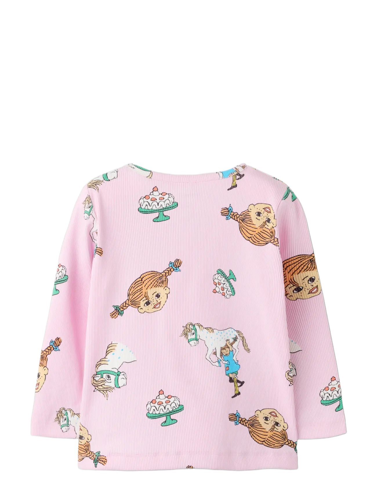 name it - NMFSOCA PIPPI LS TOP LNOOS SKY - långärmade t-shirts - pirouette - 1