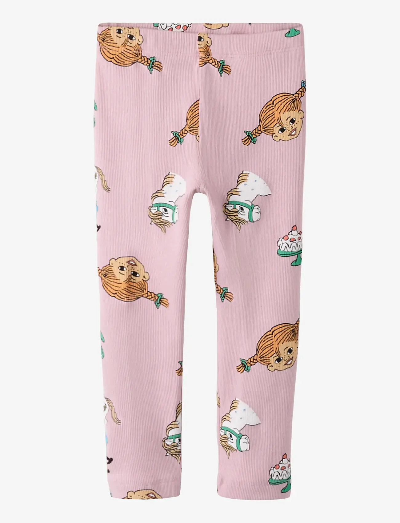 name it - NMFSOCA PIPPI LEGGING LNOOS SKY - høstklær - keepsake lilac - 0